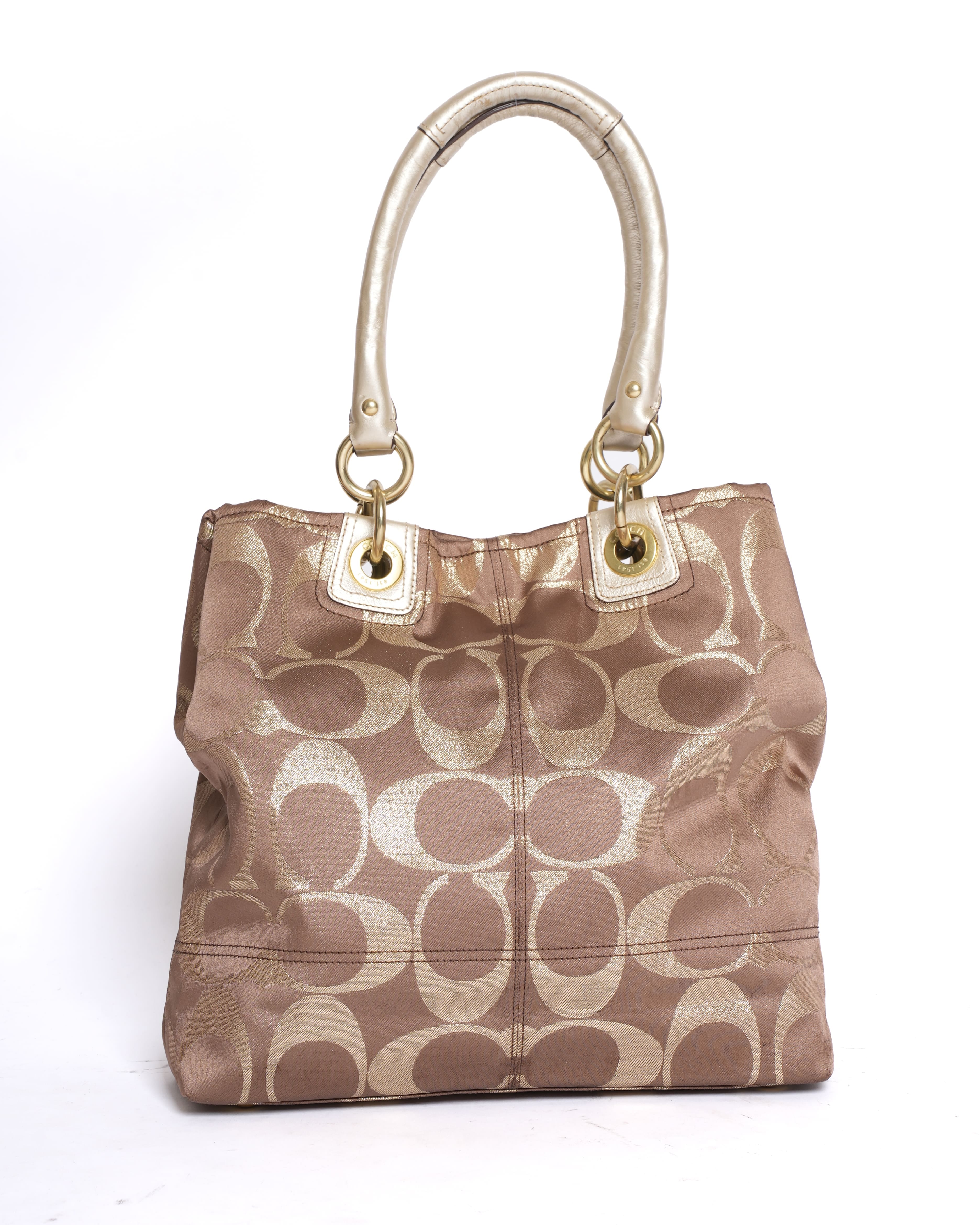 Coach Hampton Signature C Logo Handbag