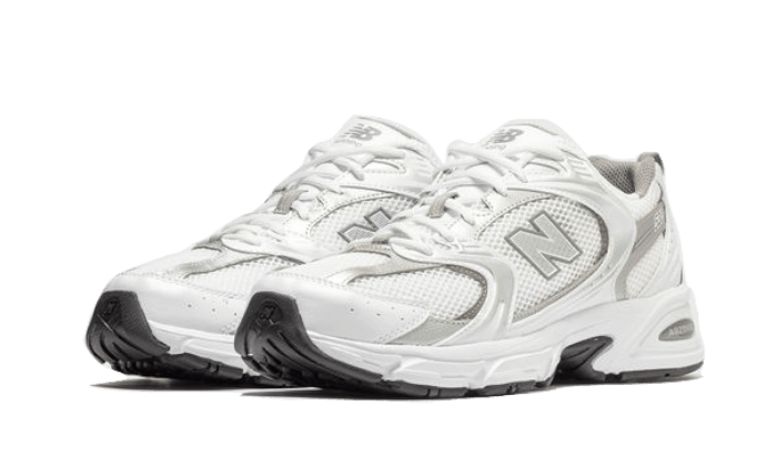 New Balance 530 White Silver Metallic