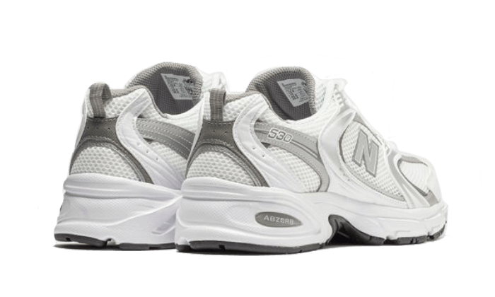 New Balance 530 White Silver Metallic