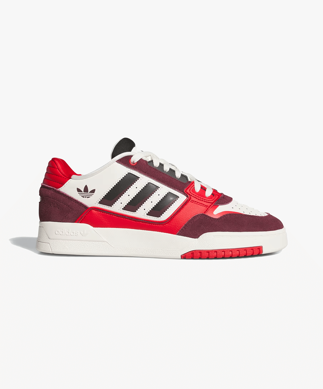 Adidas | DROP STEP LOW 2.0 { OFF WHITE/BETTER SCARLET/MAROON