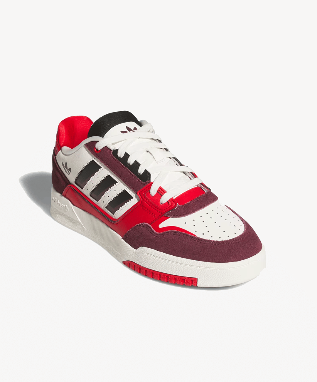 Adidas | DROP STEP LOW 2.0 { OFF WHITE/BETTER SCARLET/MAROON