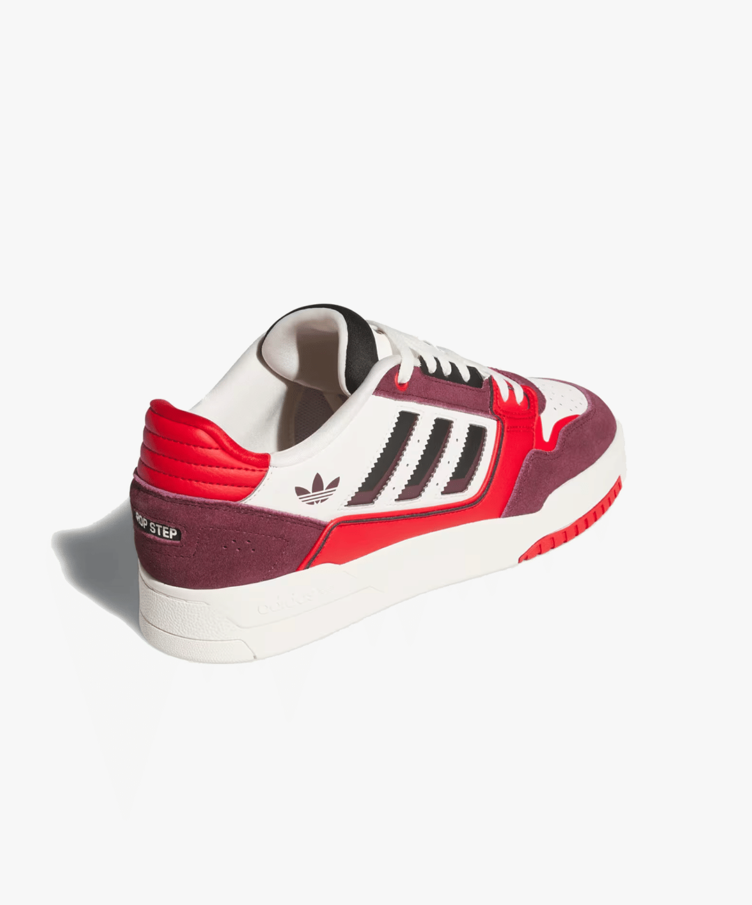 Adidas | DROP STEP LOW 2.0 { OFF WHITE/BETTER SCARLET/MAROON