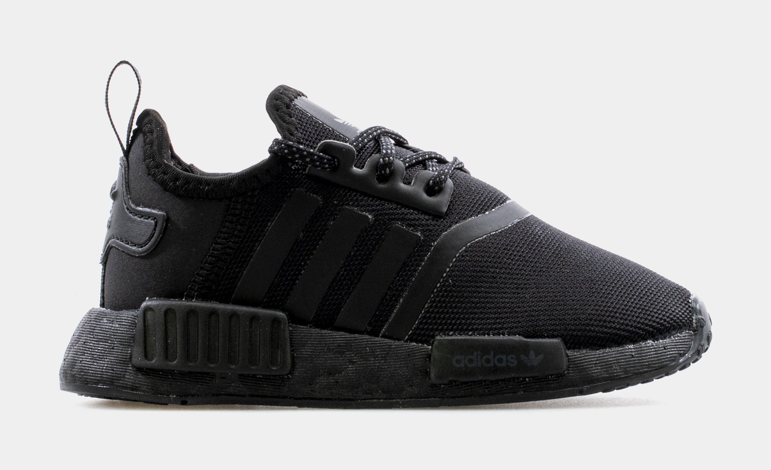 adidas NMD R1 Infant Toddler Running Shoe (Black)