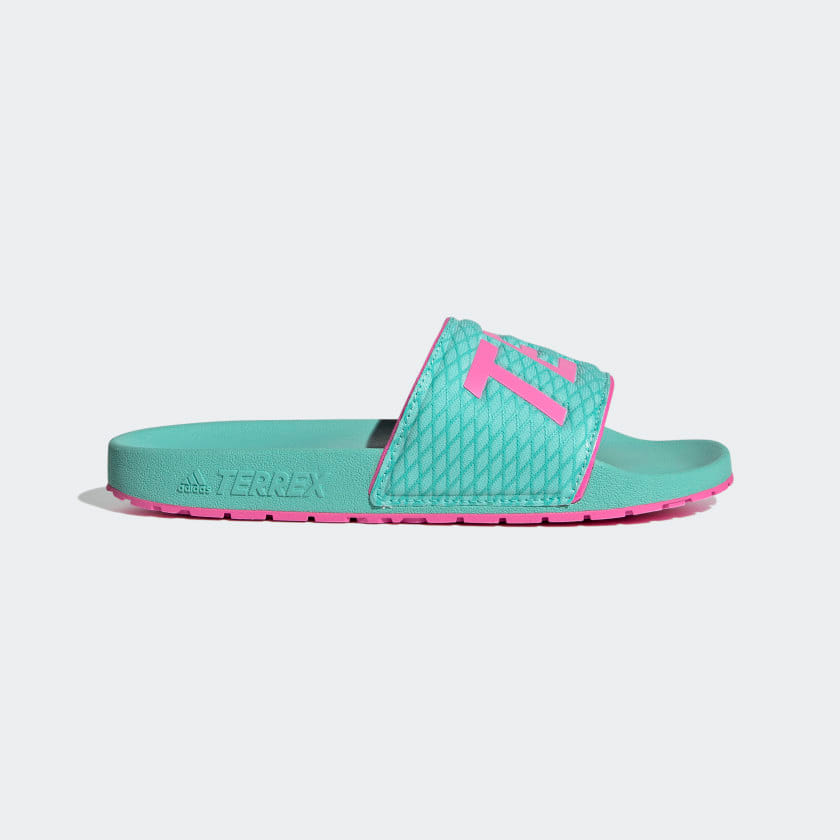Adidas TERREX Adilette W - Acid Mint / Screaming Pink