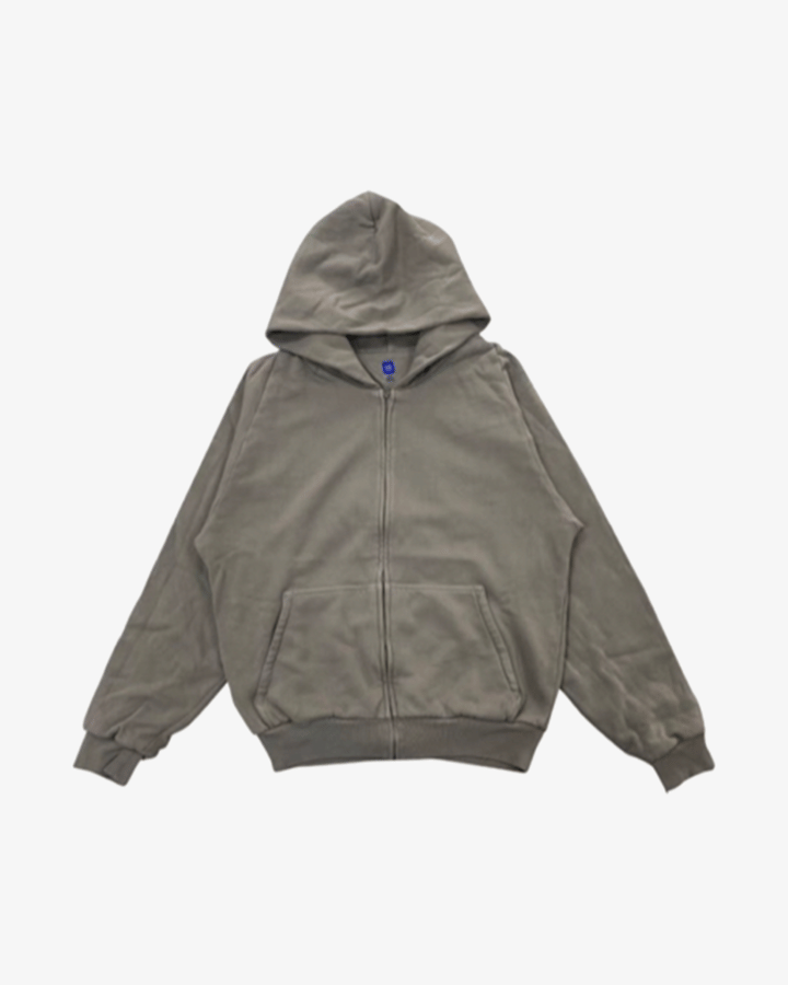 YEEZY x GAP ZIP UP HOODIE DARK GREY SLATE
