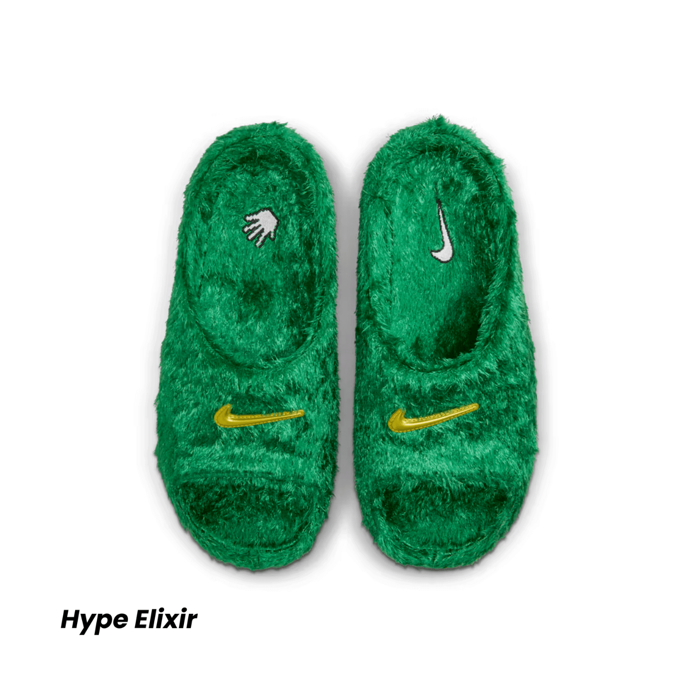 Nike ReactX Rejuven8 Slide .SWOOSH Touch Grass Kelly Green