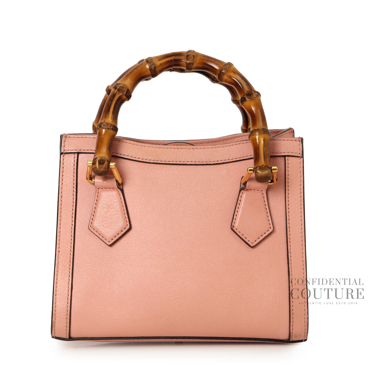 Gucci Diana Tote Light Pink Leather Top Handle Bag