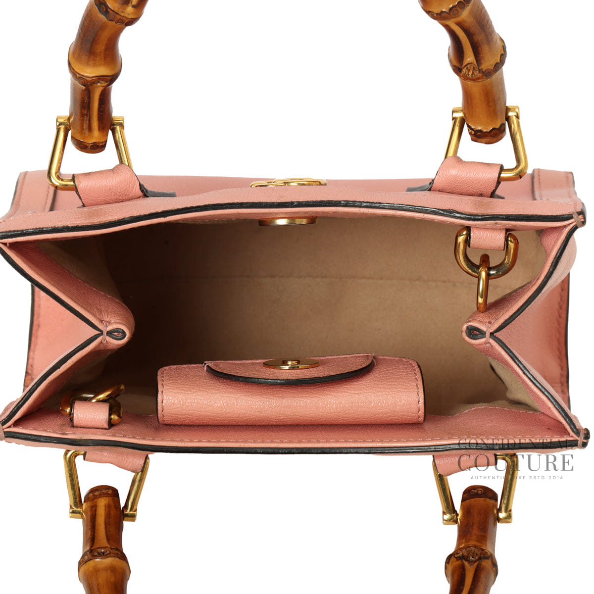 Gucci Diana Tote Light Pink Leather Top Handle Bag