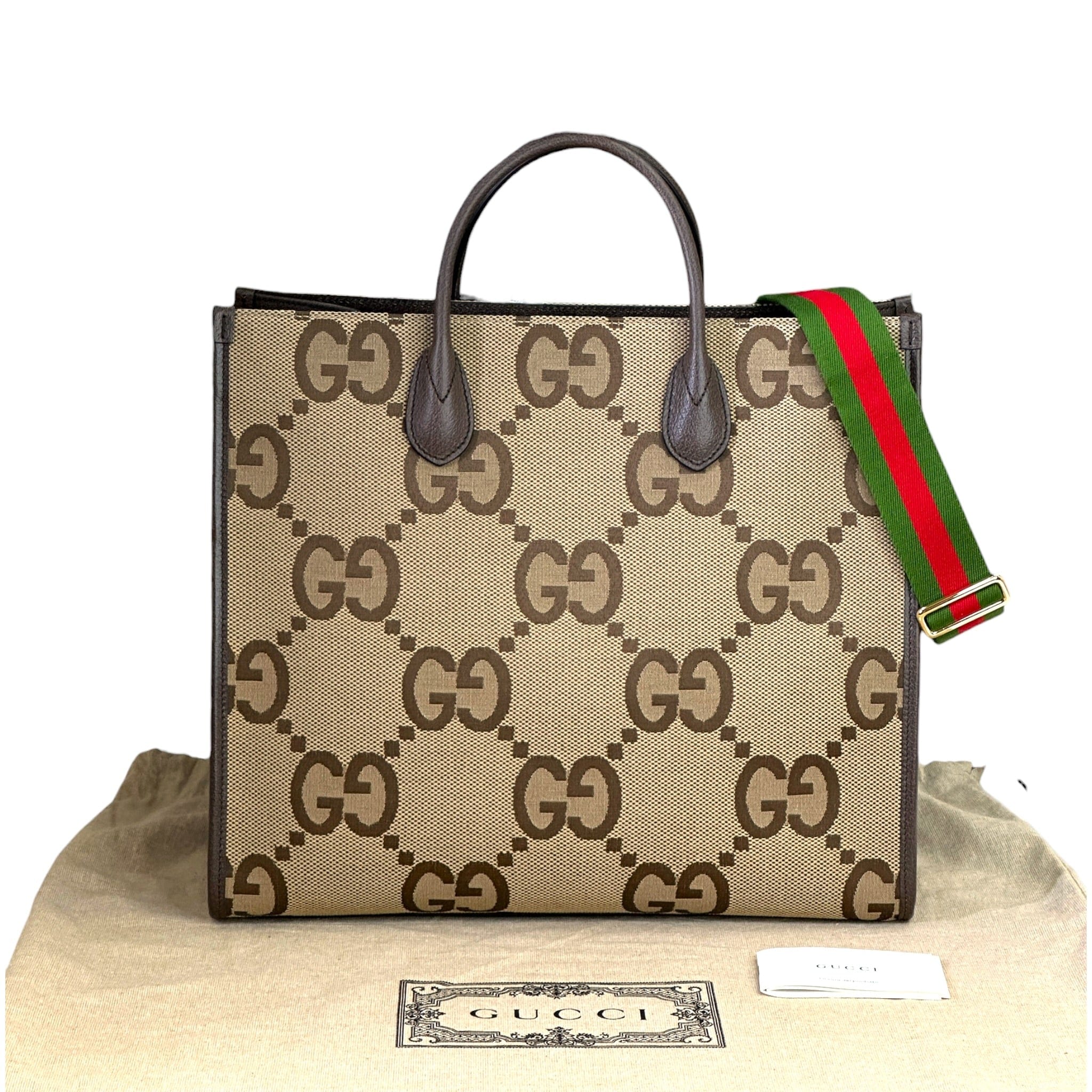 Gucci Jumbo GG Monogram Canvas Tote