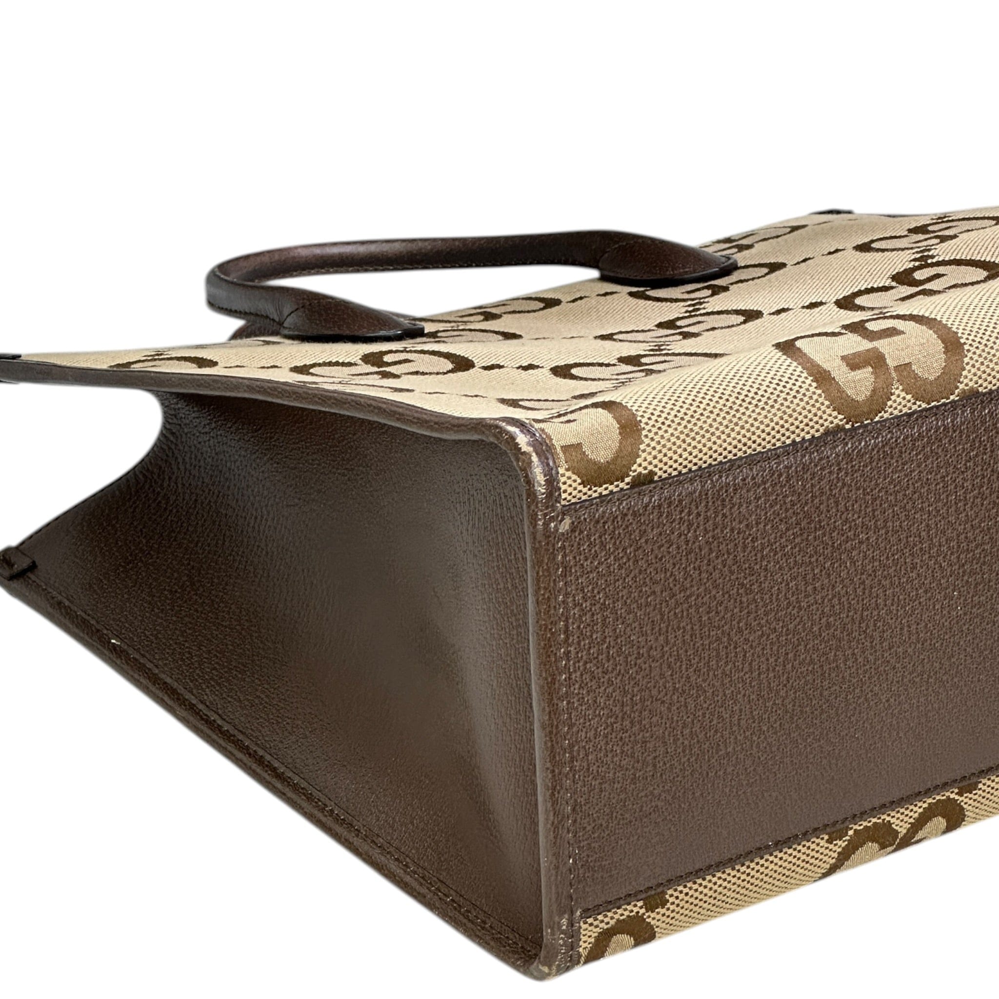 Gucci Jumbo GG tote beige brown monogram canvas