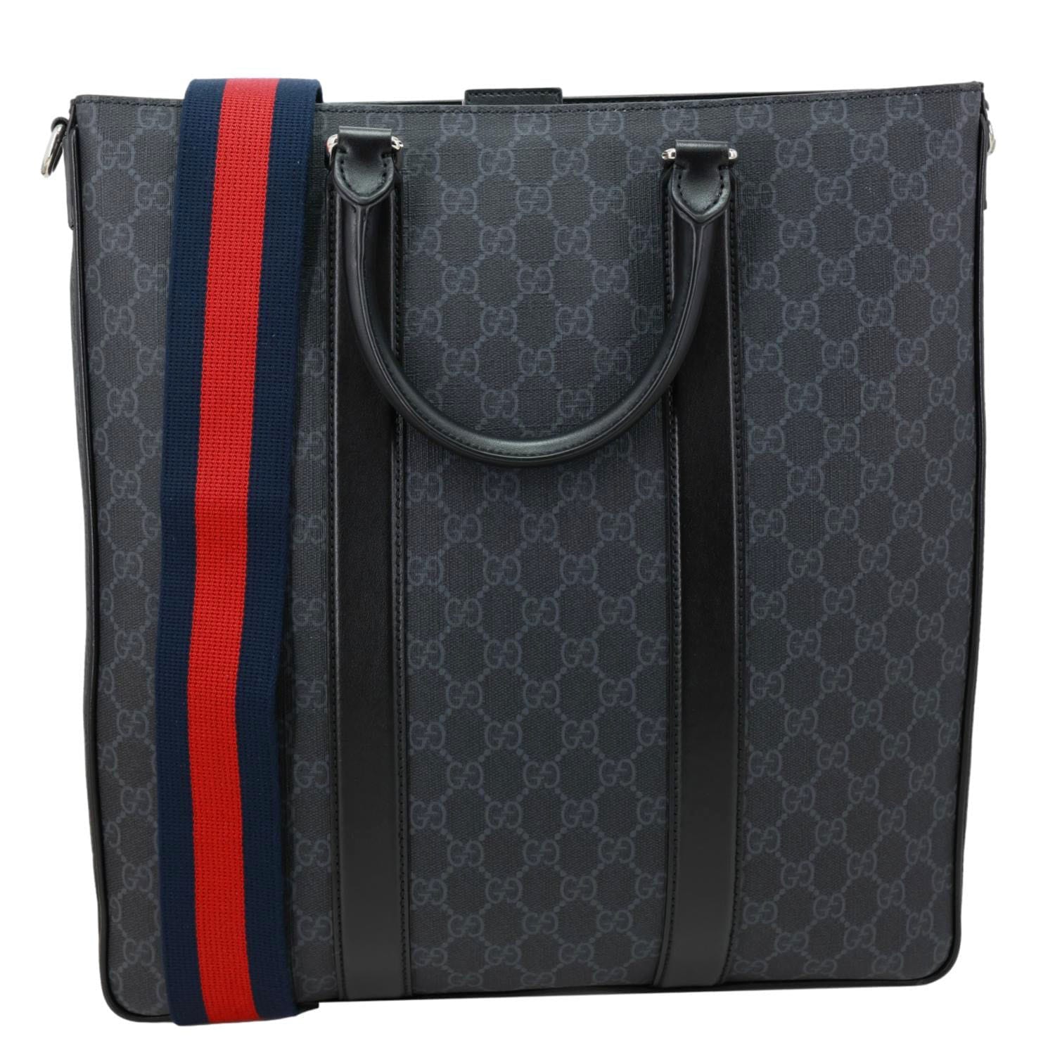 GUCCI GG Supreme Canvas Tote Black 794918