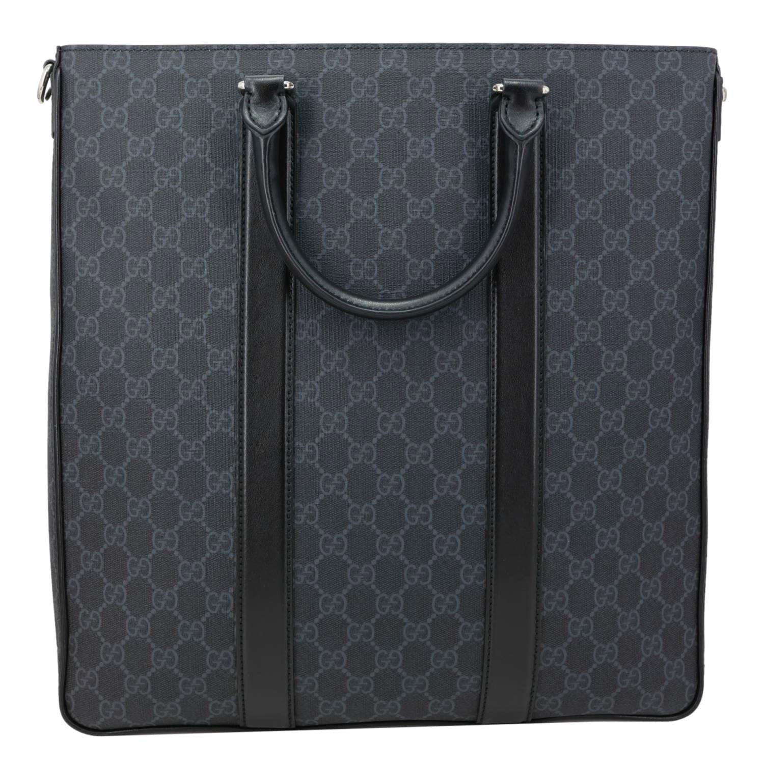 GUCCI GG Supreme Canvas Tote Black 794918