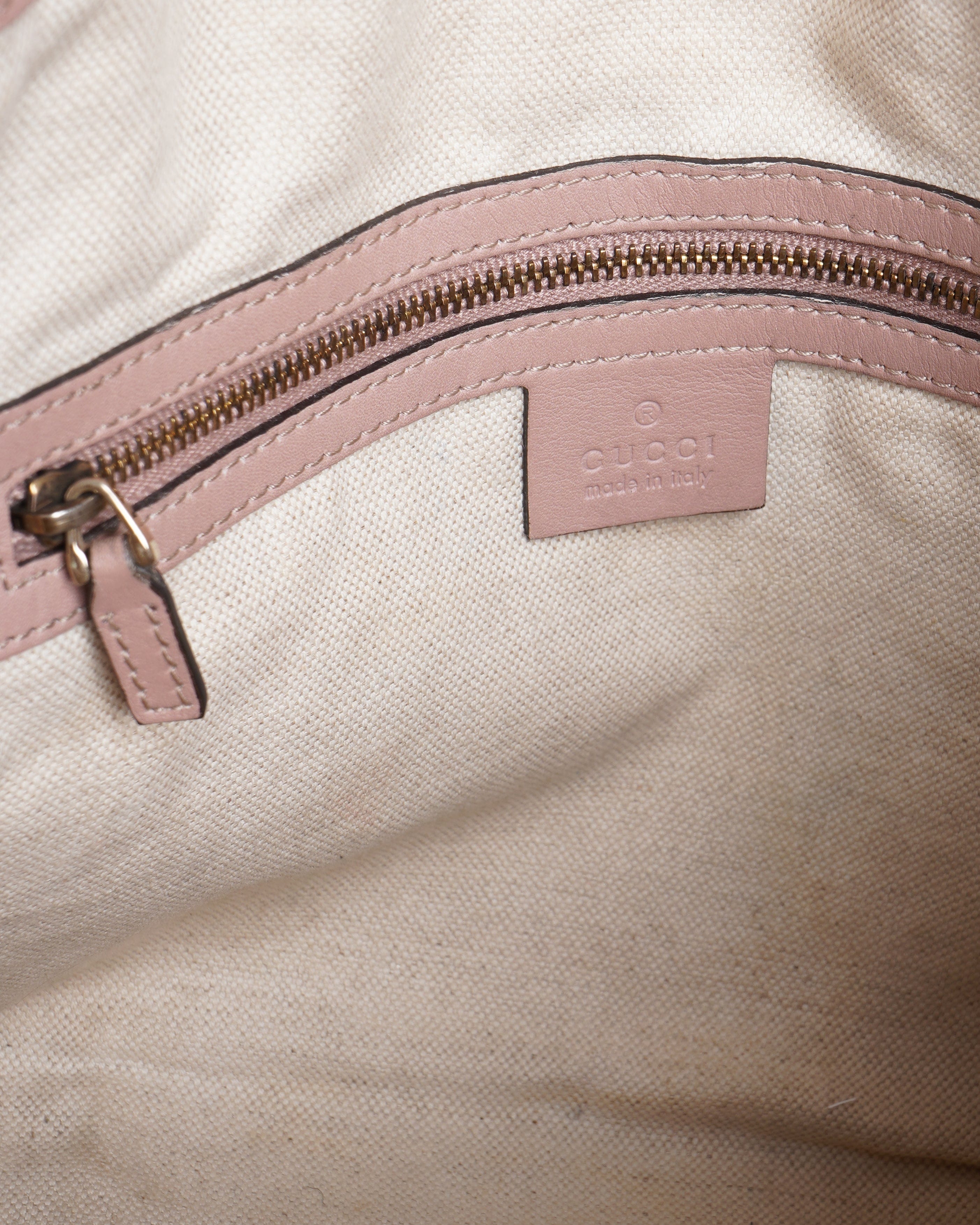 Gucci guccissima bree foldover medium tote bag