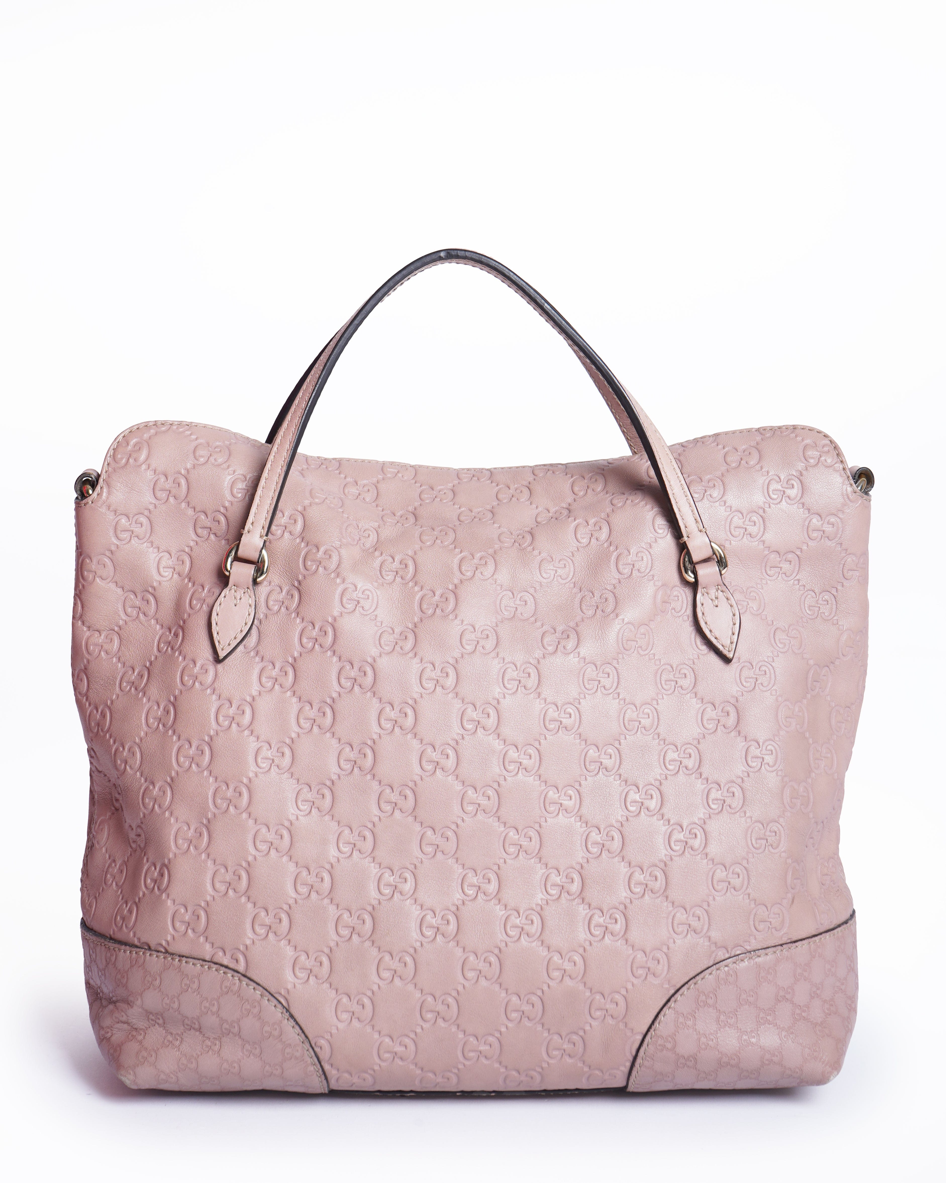 Gucci guccissima bree foldover medium tote bag
