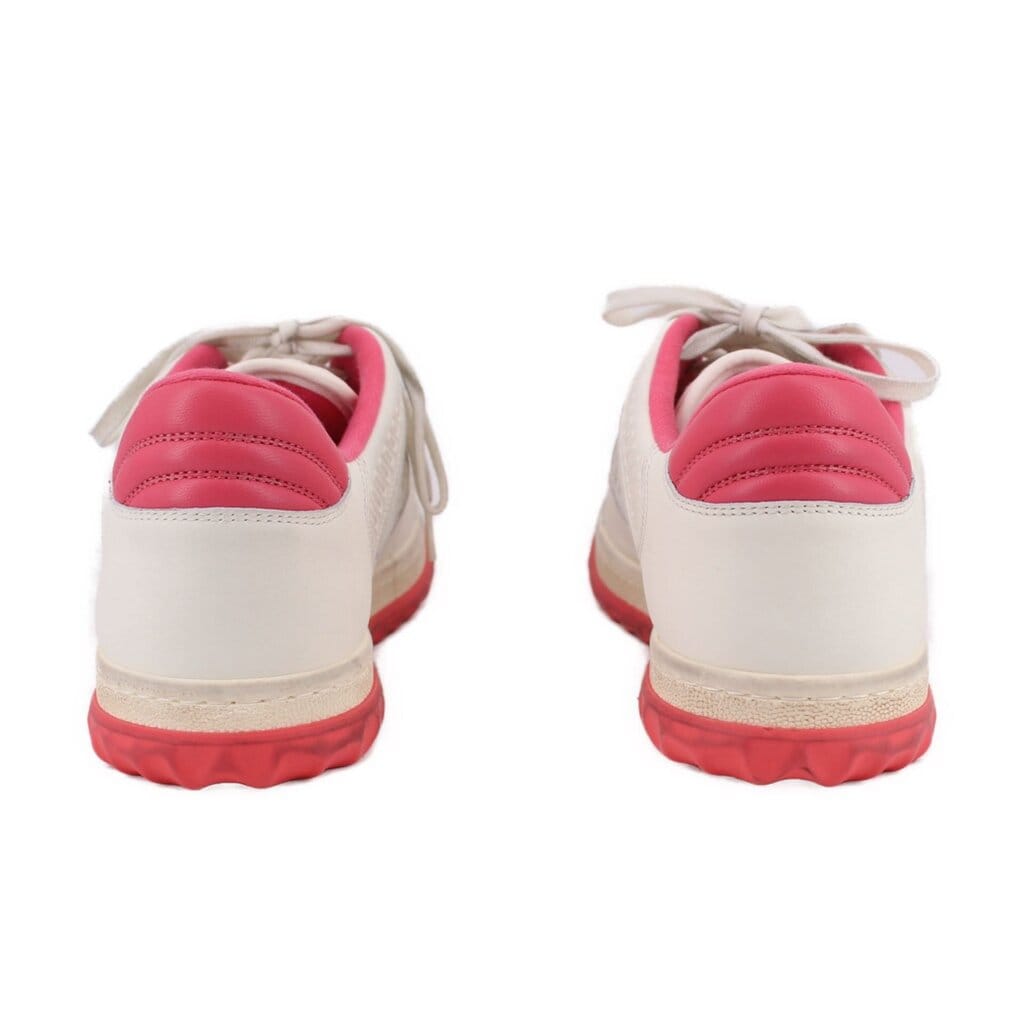 Gucci WOMEN'S MAC80 SNEAKERS WHITE/PINK 39 EU | 8.5 US