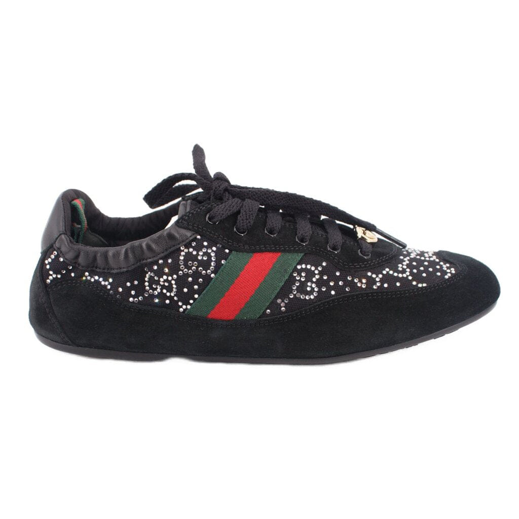 Gucci SHIFT GG SNEAKERS BLACK 38.5 EU | 8.5 US