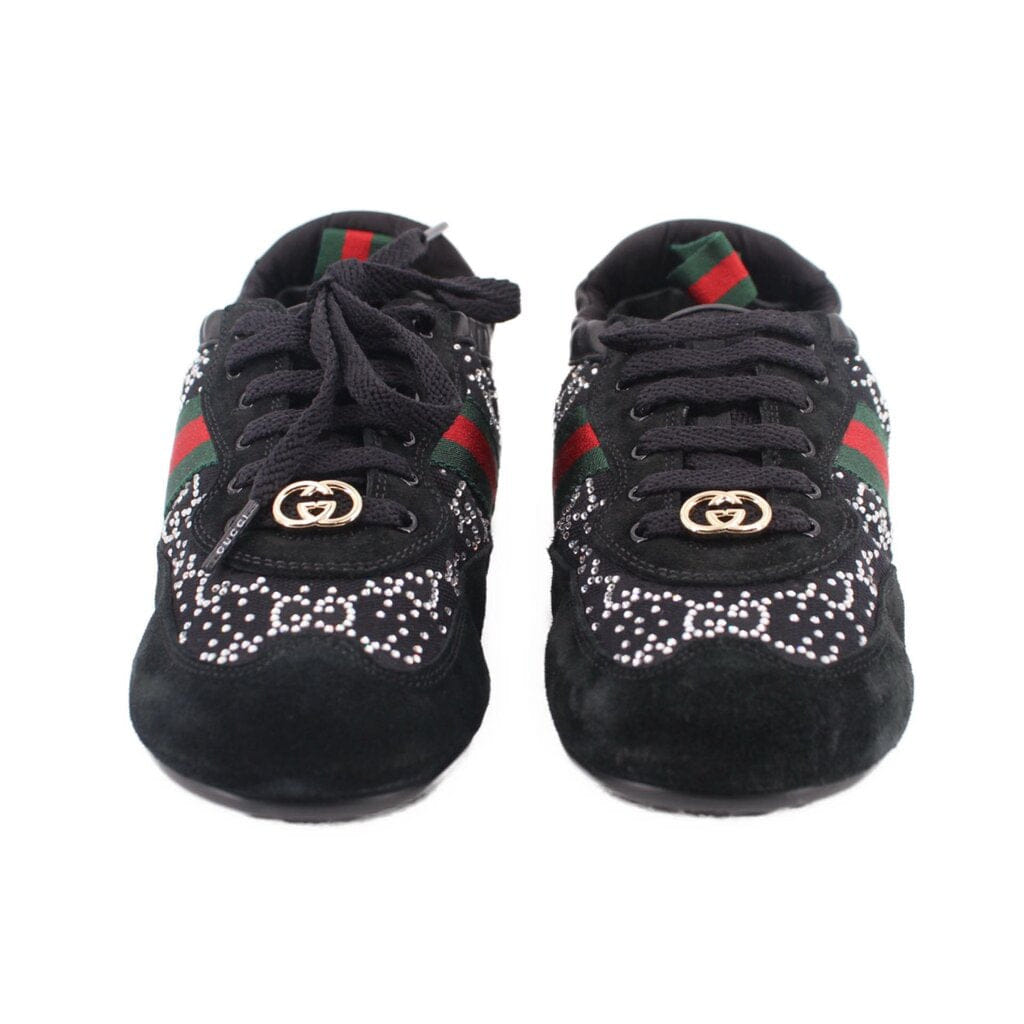 Gucci SHIFT GG SNEAKERS BLACK 38.5 EU | 8.5 US