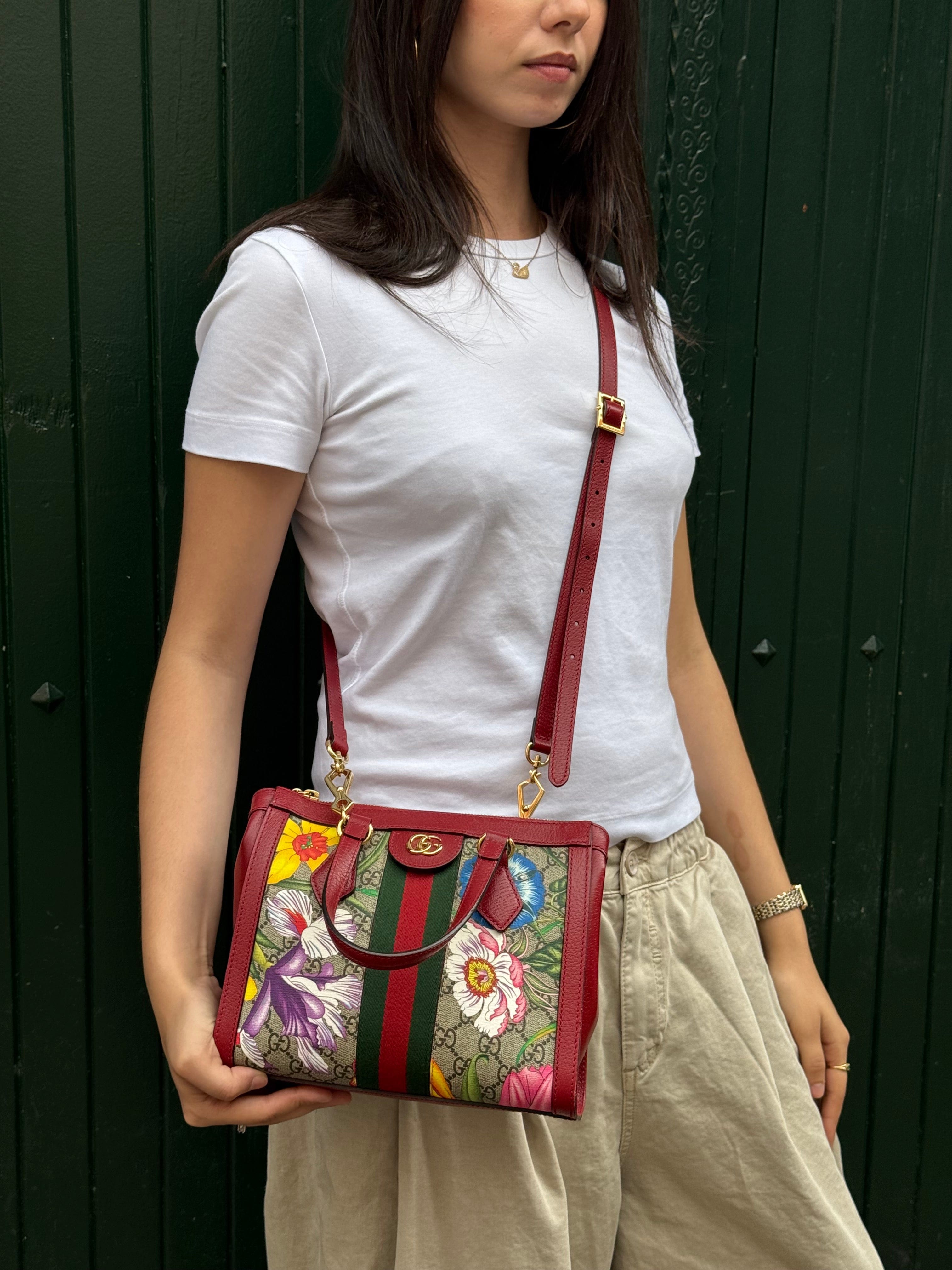 Gucci Multi Colour Canvas Ophidia Tote