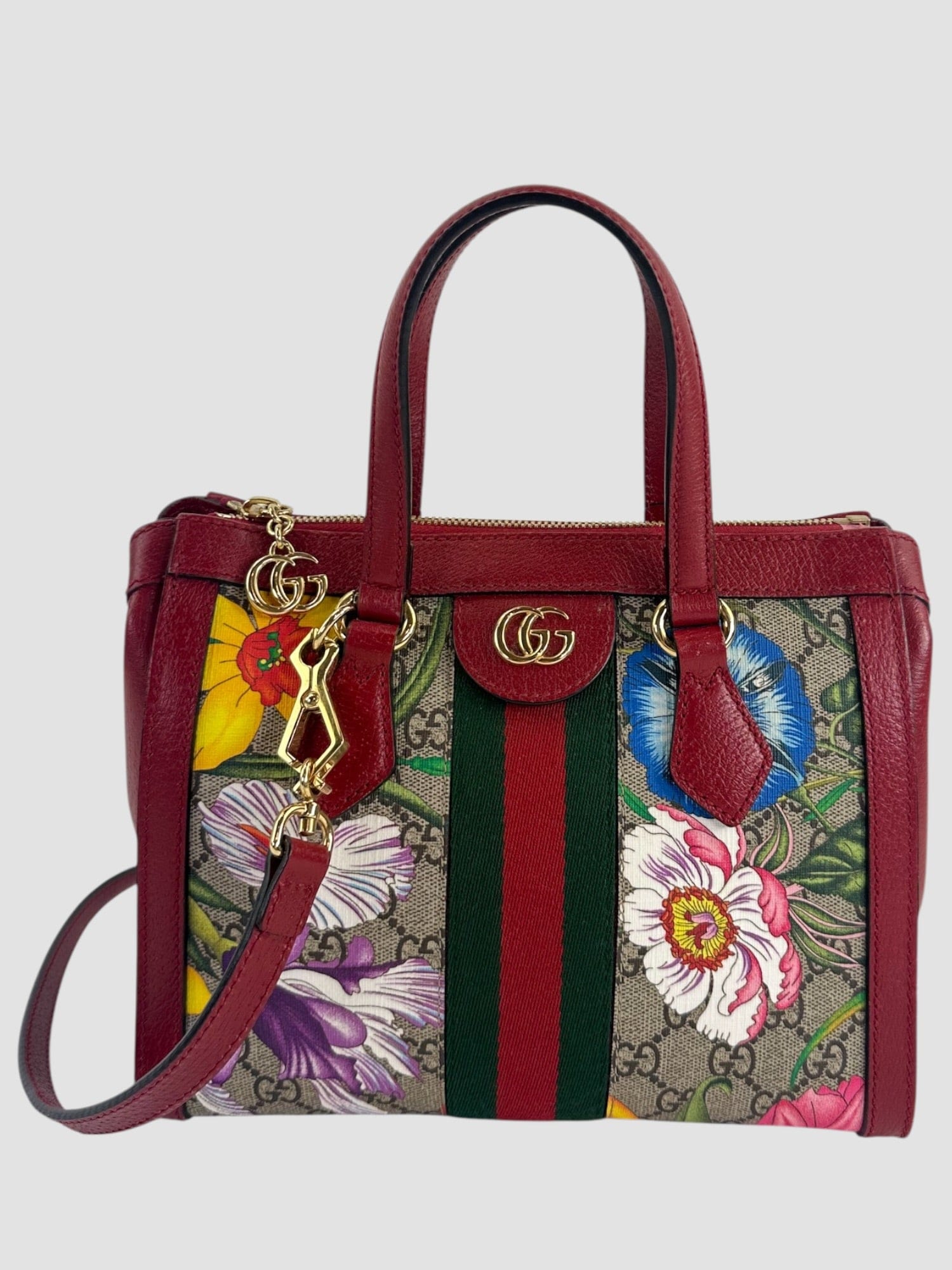 Gucci Multi Colour Canvas Ophidia Tote