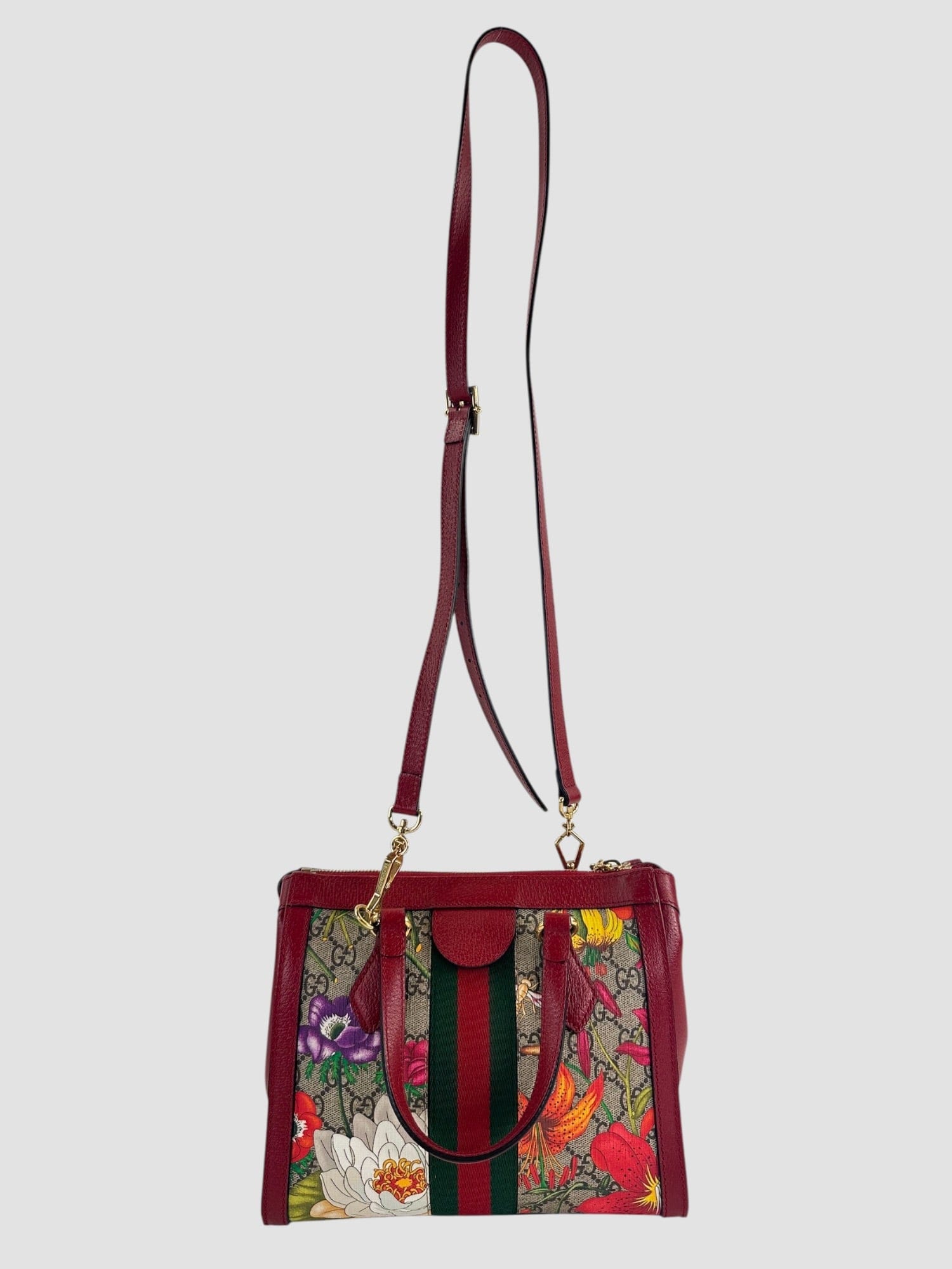 Gucci Multi Colour Canvas Ophidia Tote