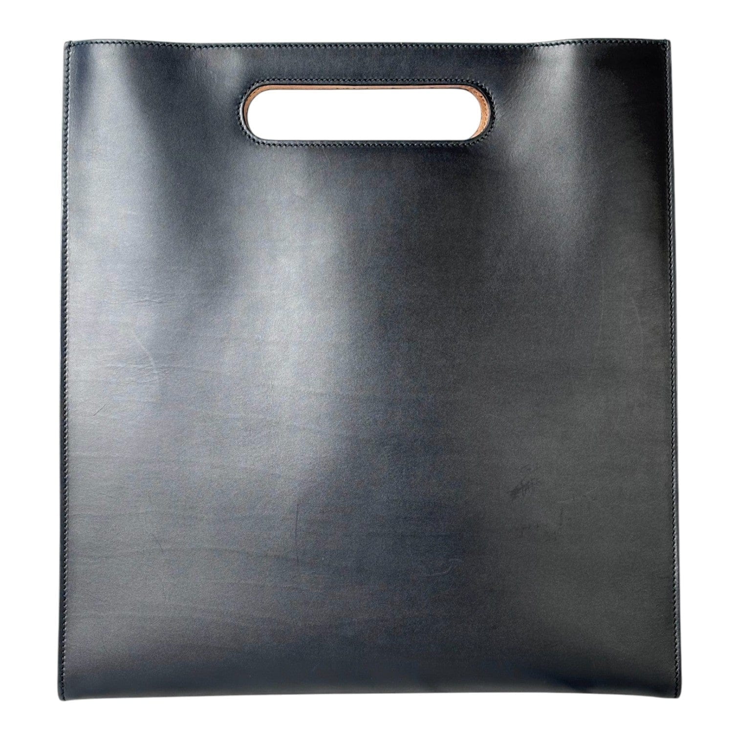 Gucci Black Leather Tote Bag