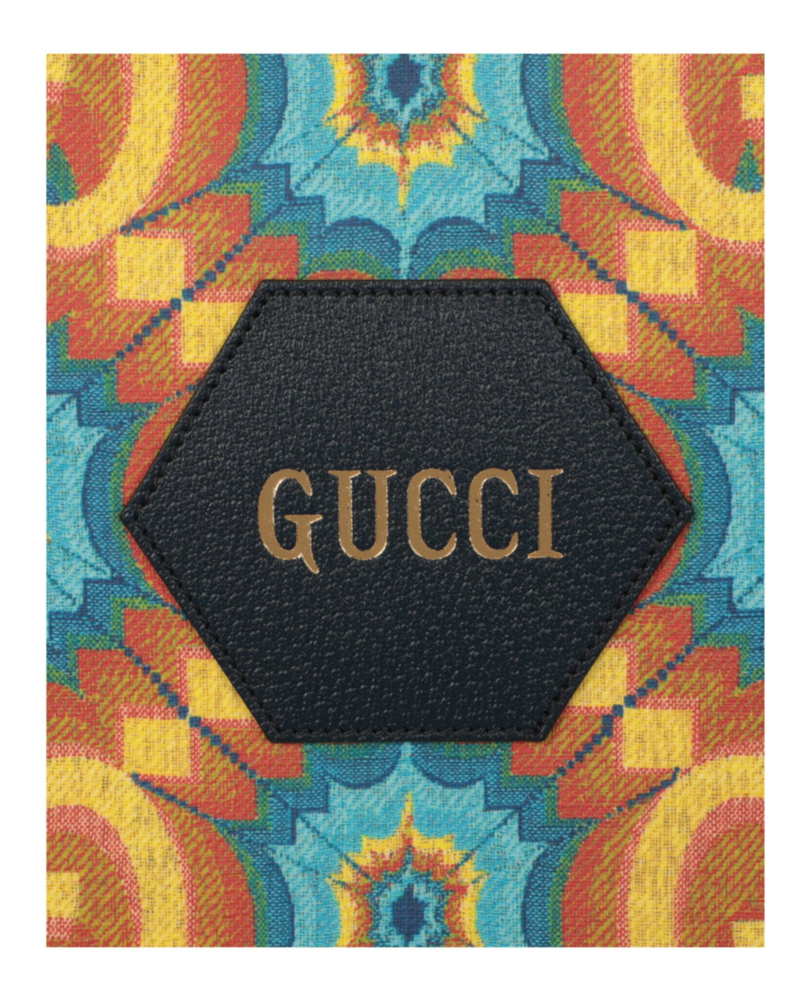 Gucci Womens GG Supreme Canvas Kaleidoscope 100th Anniversary Tote