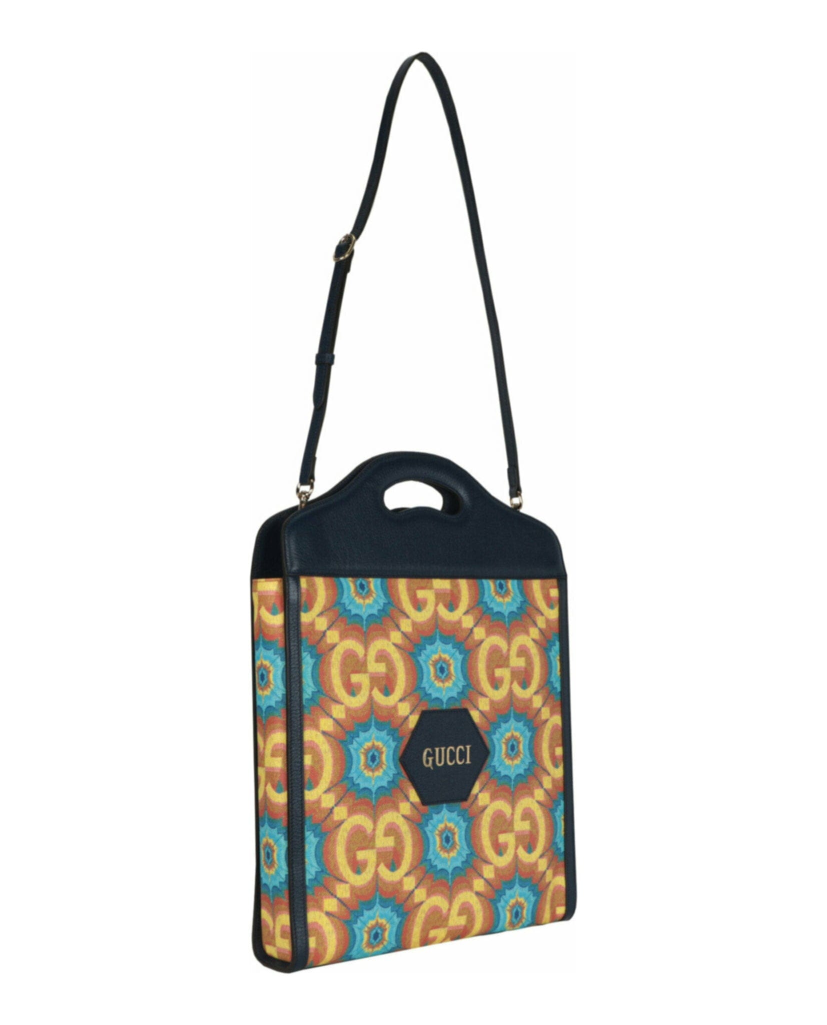 Gucci Womens GG Supreme Canvas Kaleidoscope 100th Anniversary Tote