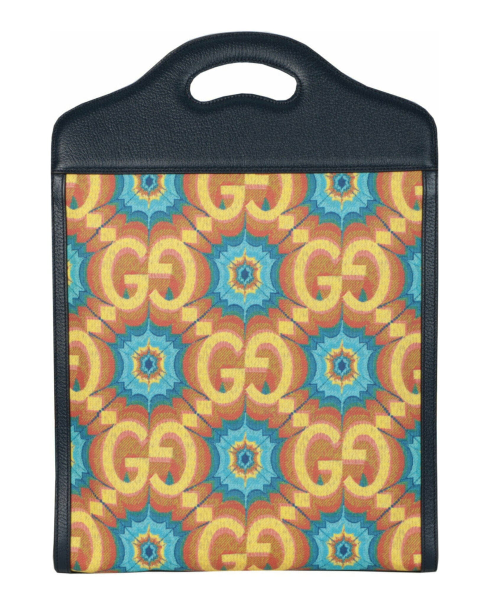 Gucci Womens GG Supreme Canvas Kaleidoscope 100th Anniversary Tote