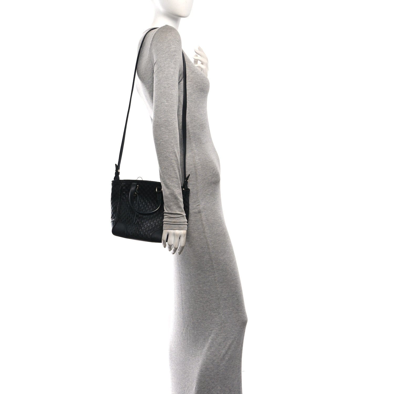 Gucci Microguccissima Small Bree Tote Black