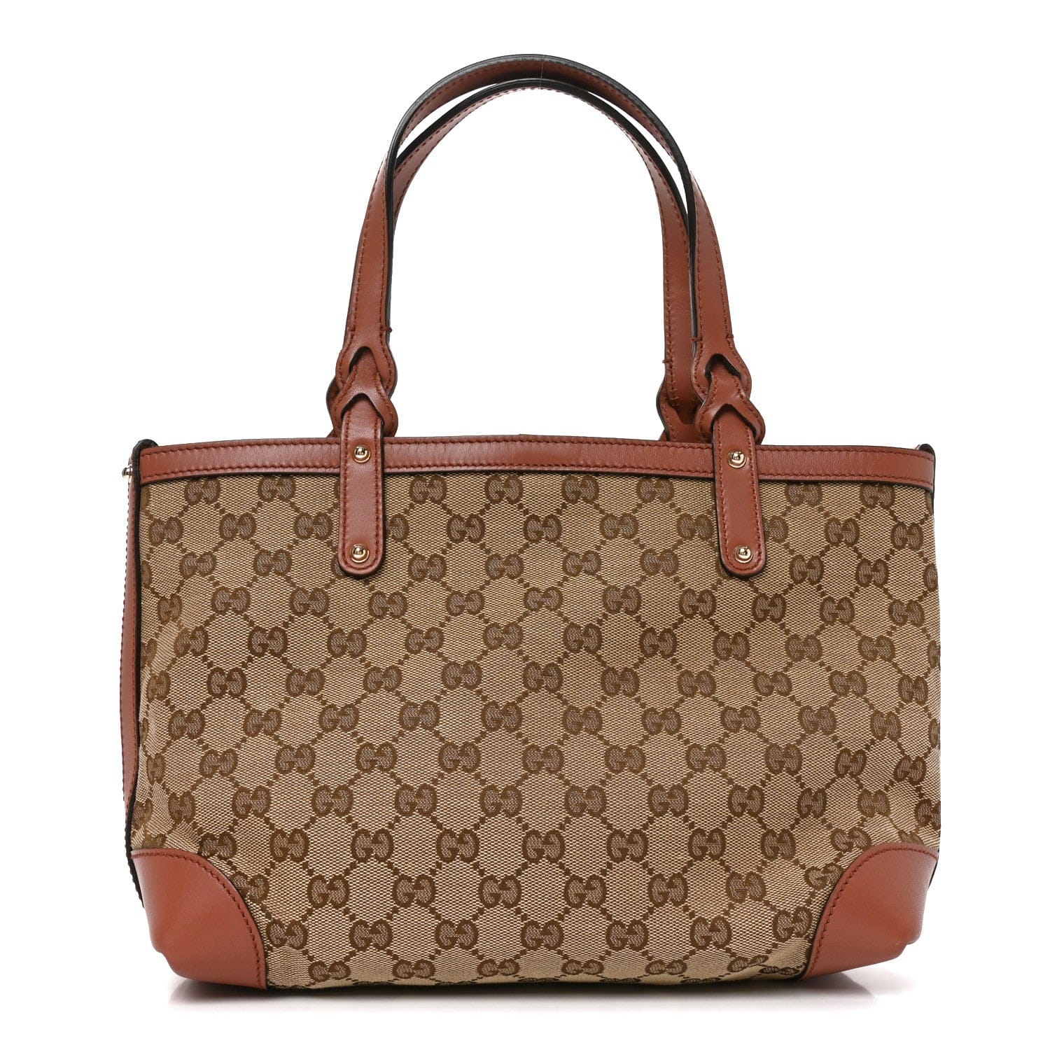 Gucci Monogram Small Craft Tote Brown