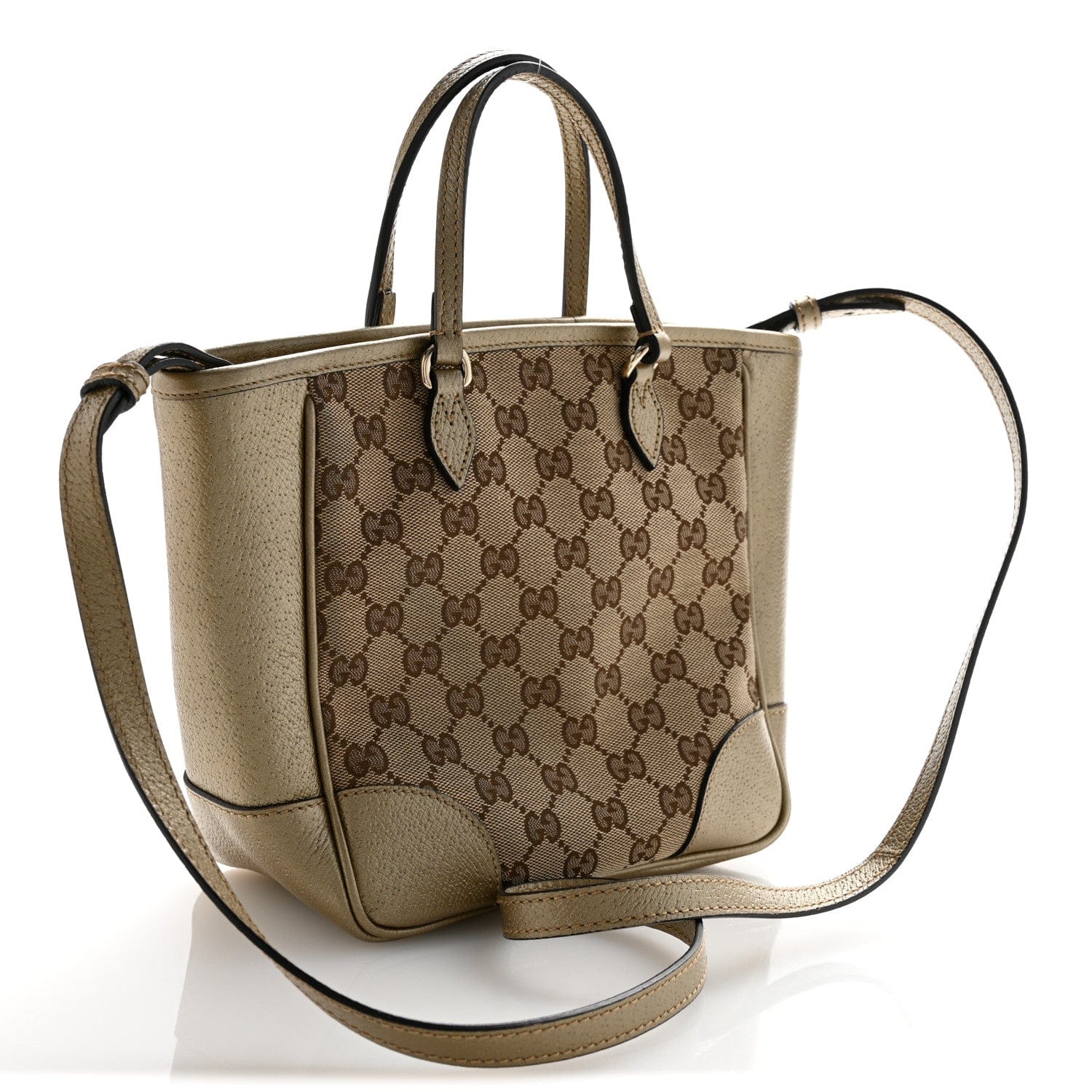 Gucci Monogram Mini Bree Tote Golden Beige