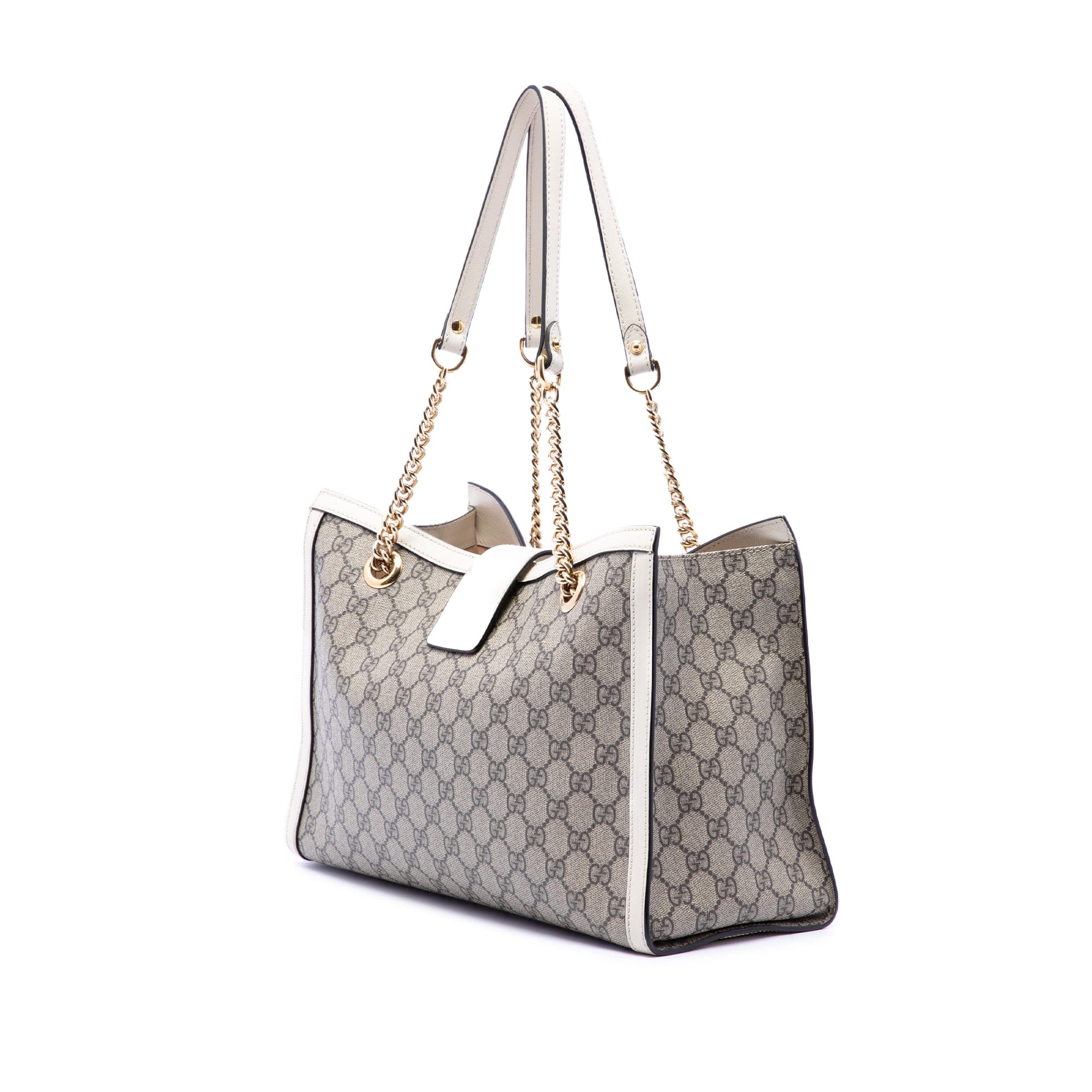 Gucci Medium GG Supreme Padlock Tote