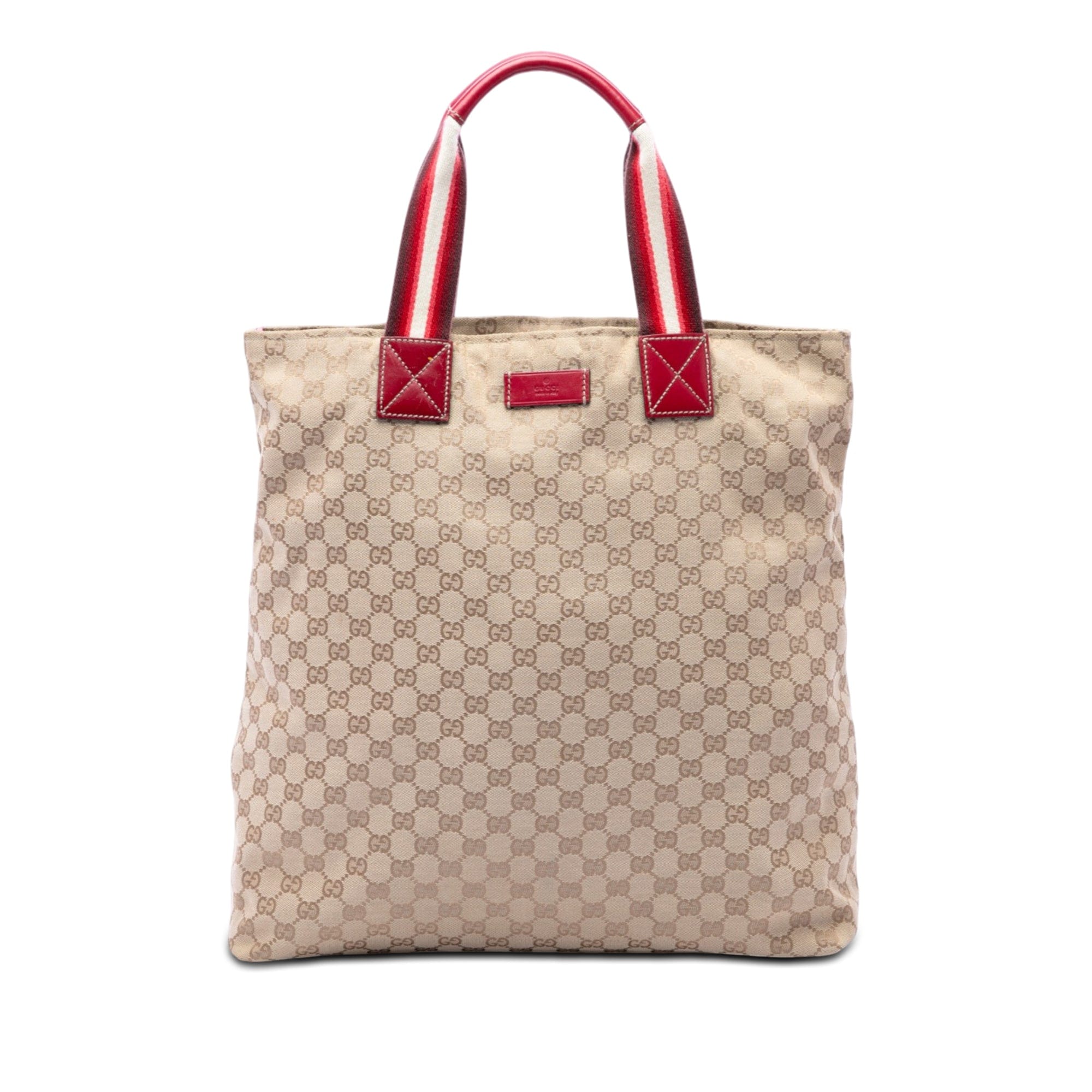 Gucci GG Canvas Web Vertical Tote