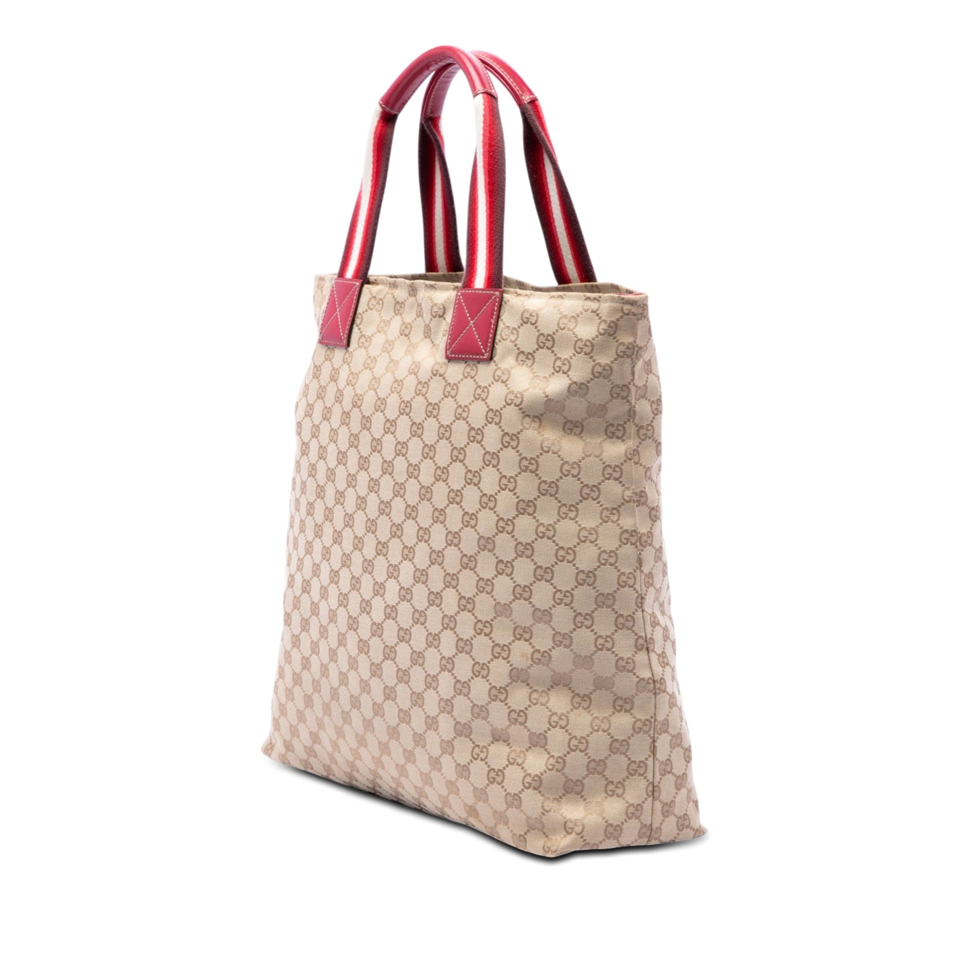 Gucci GG Canvas Web Vertical Tote