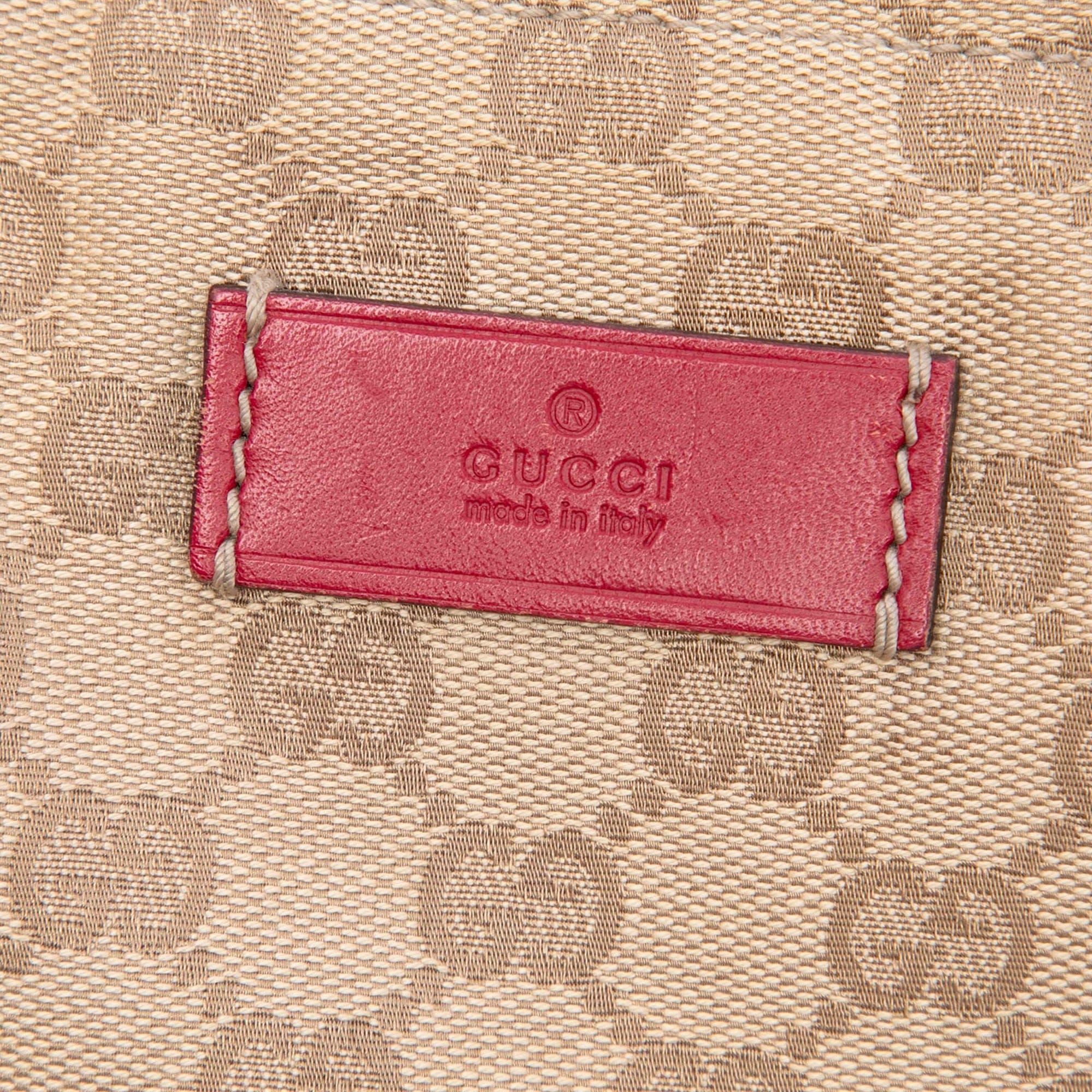 Gucci GG Canvas Web Vertical Tote