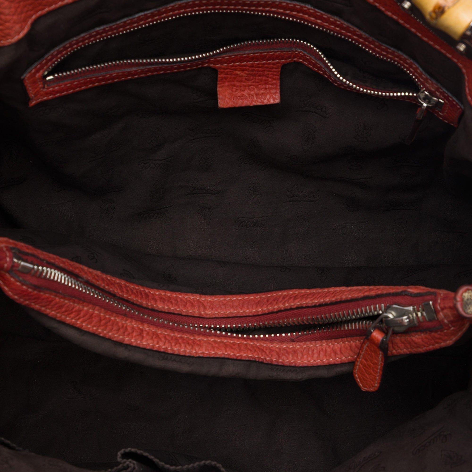 Gucci Medium GG Canvas Bamboo Libeccio Tote