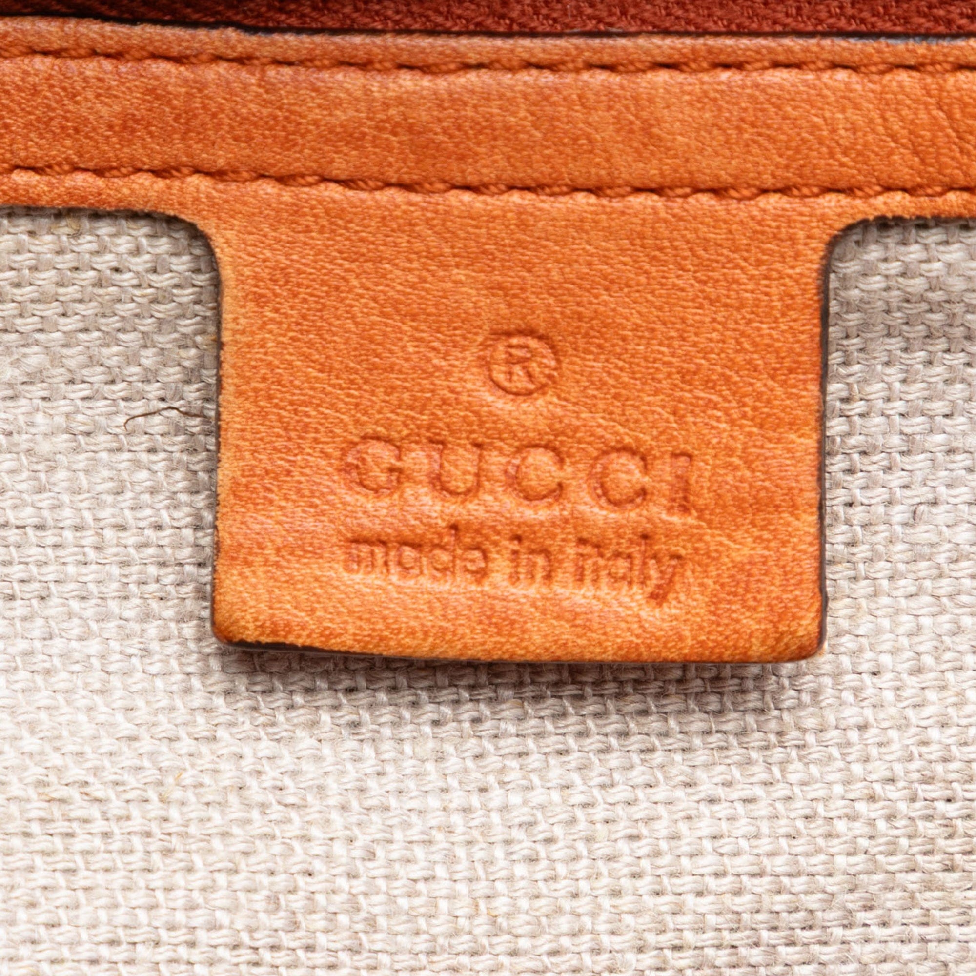 Gucci Medium GG Canvas Bamboo Tassel Tote