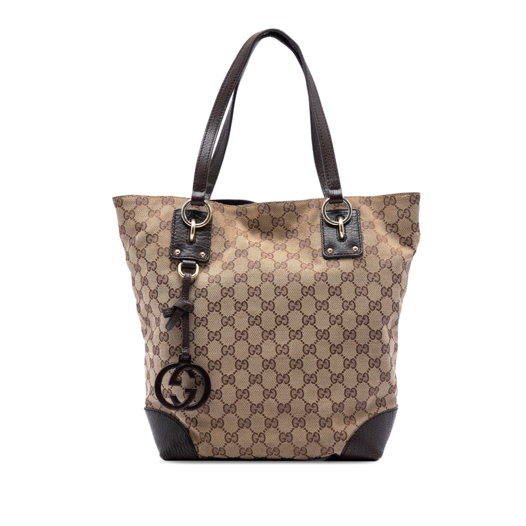 Gucci GG Canvas GG Charm Tote
