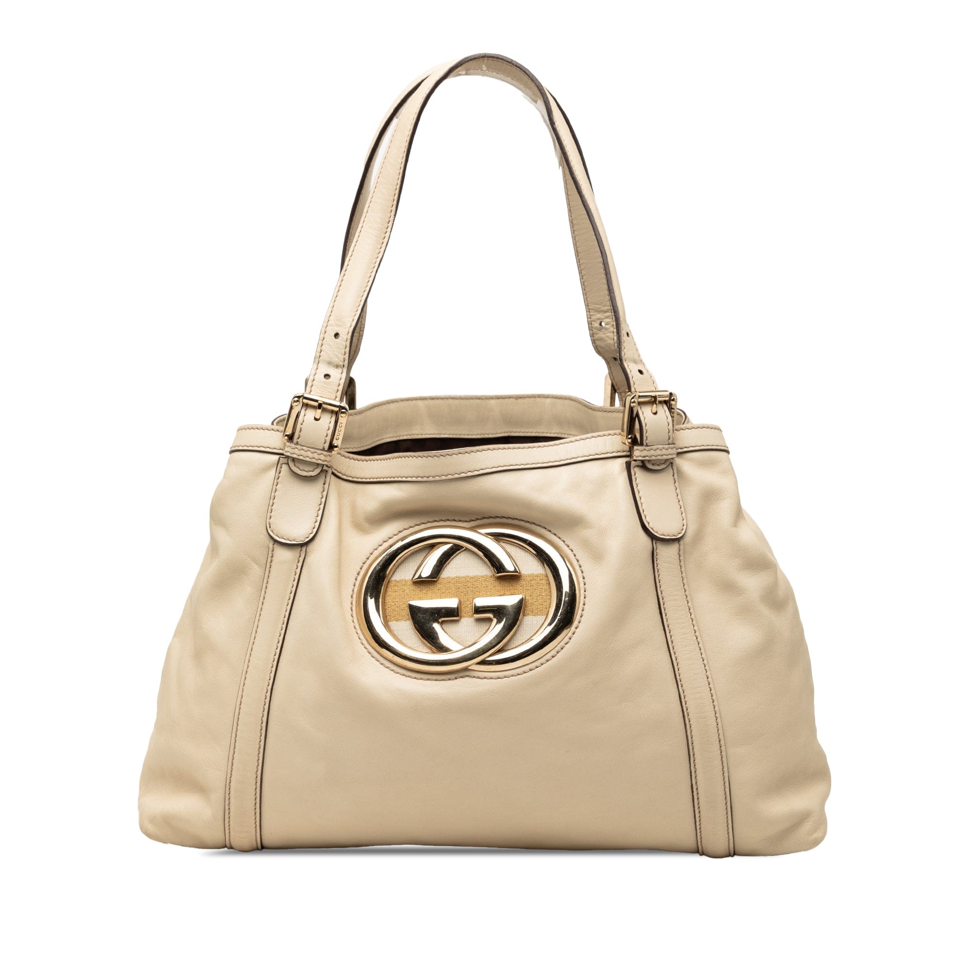 Gucci Calfskin Dialux Britt Tote