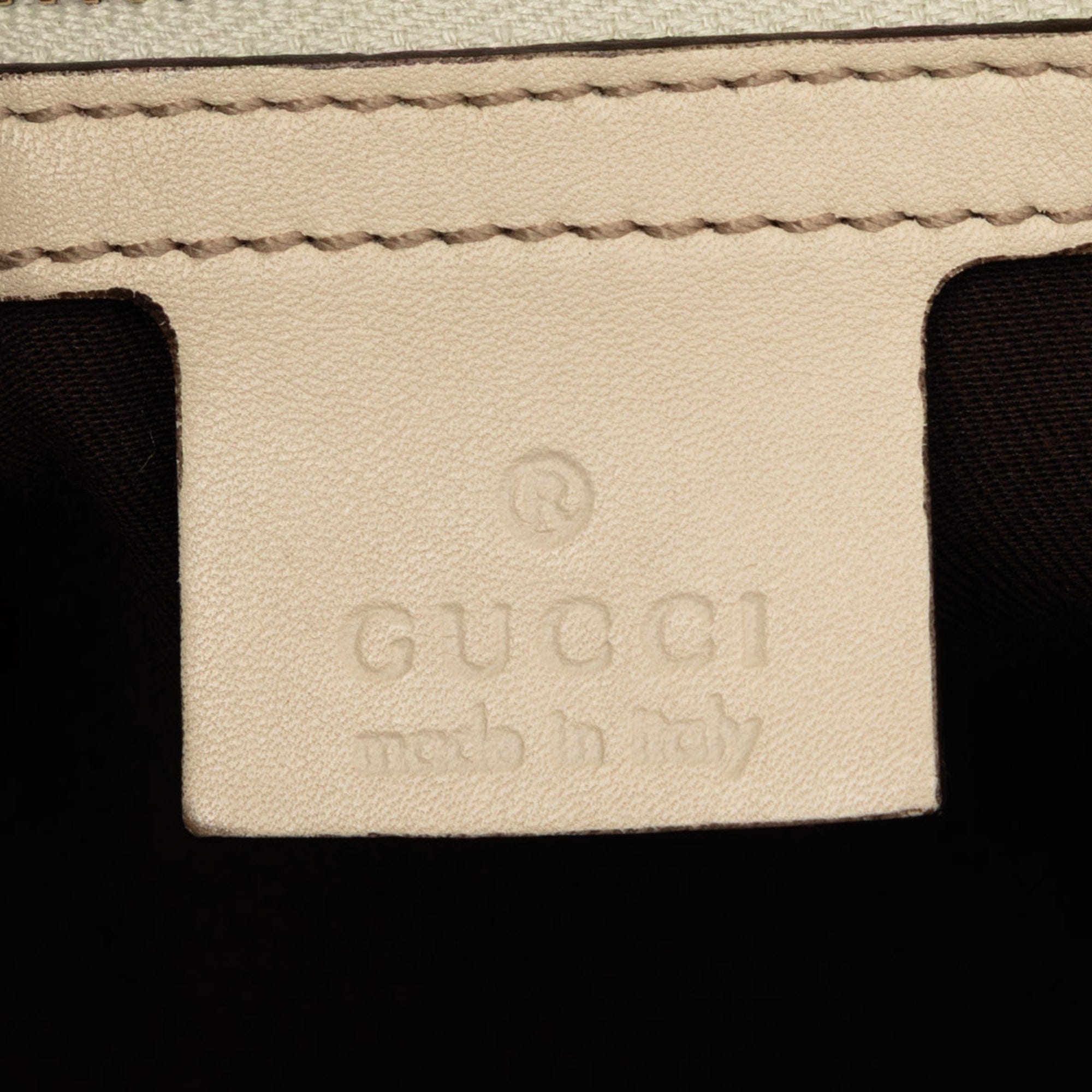 Gucci Calfskin Dialux Britt Tote