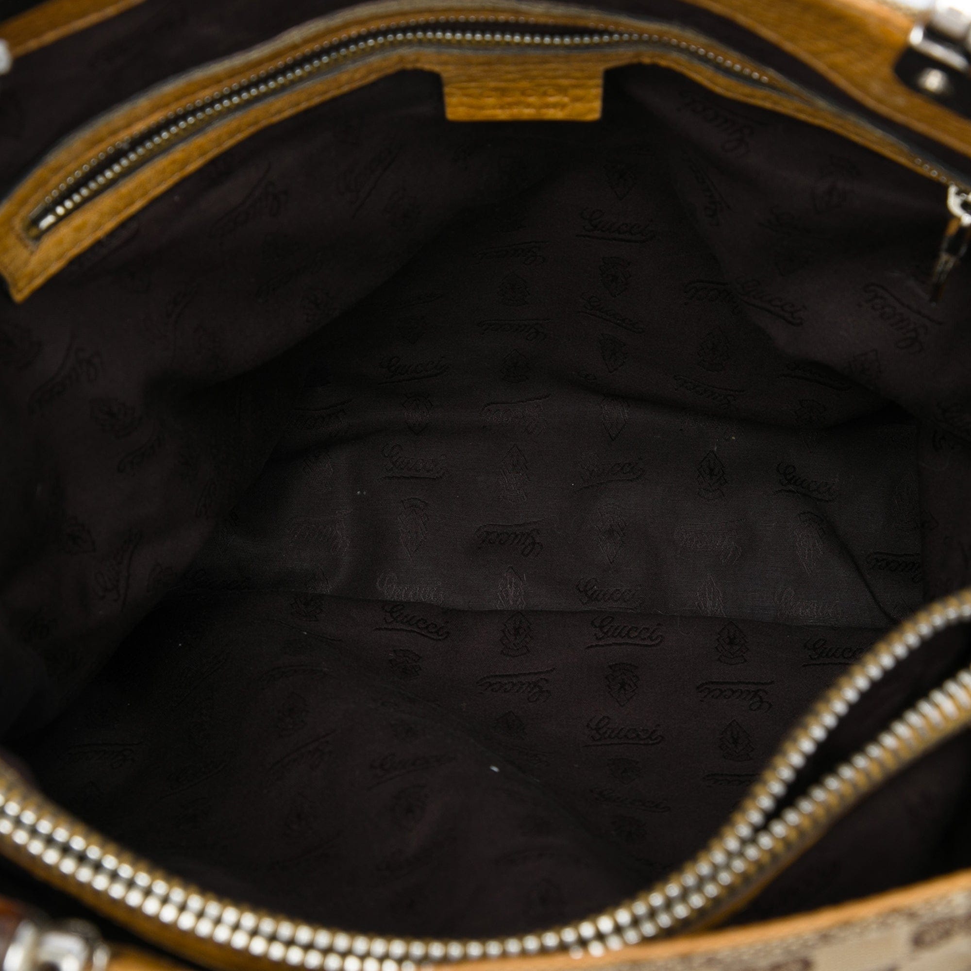 Gucci Large GG Canvas Bamboo Libeccio Tote