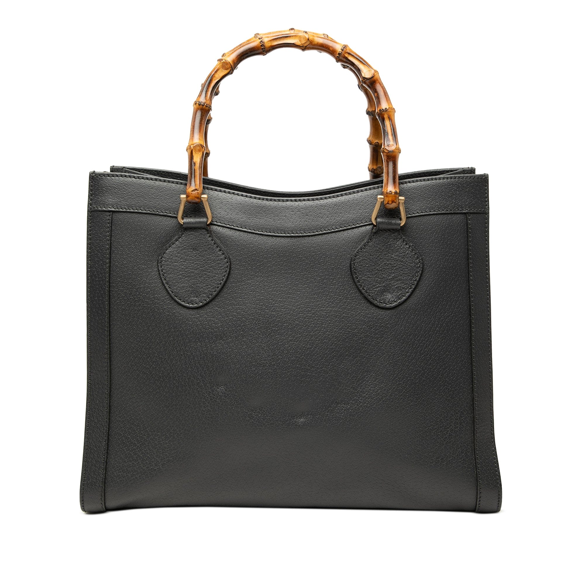Gucci Medium Leather Bamboo Diana Tote