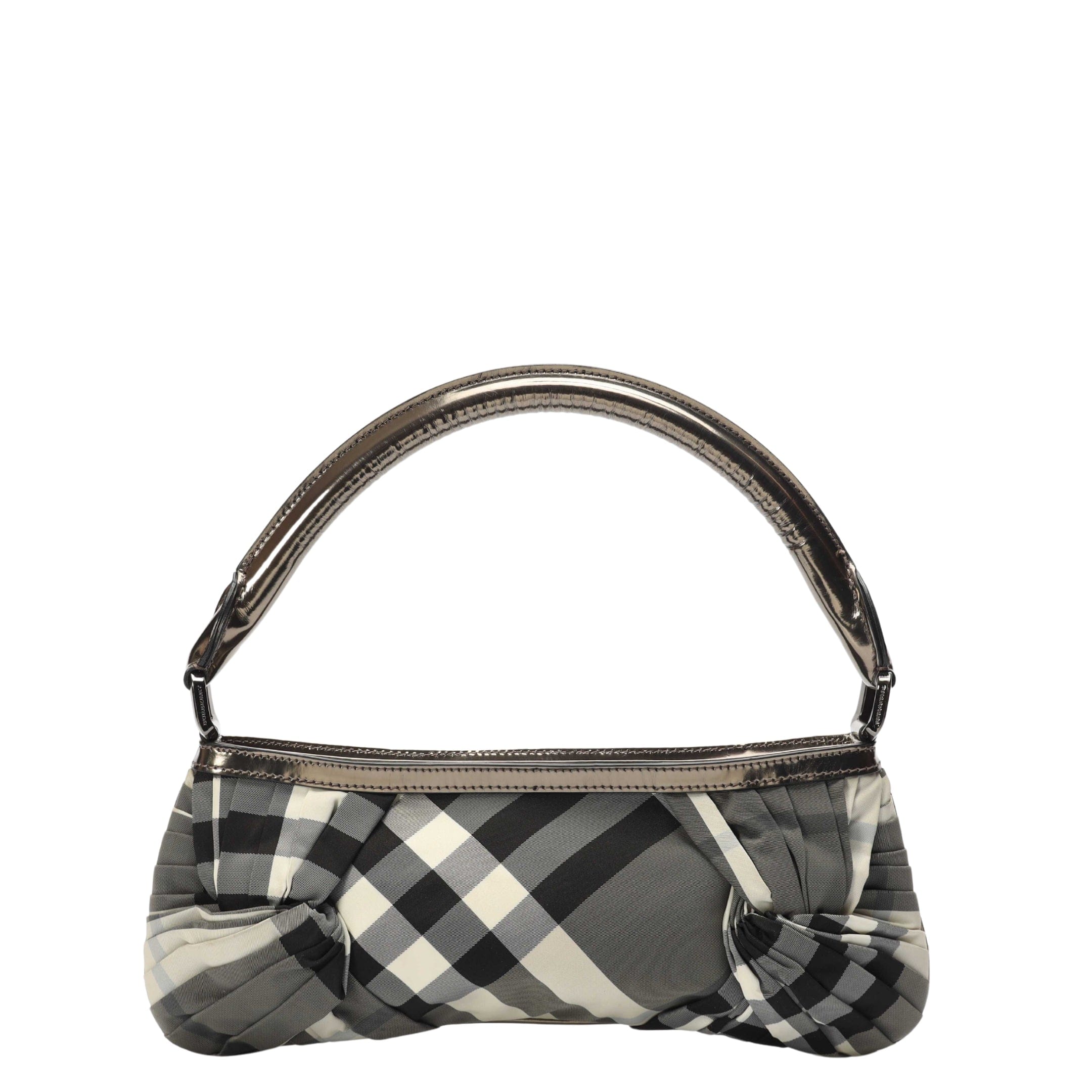 Burberry Supernova Check Canvas Handbag