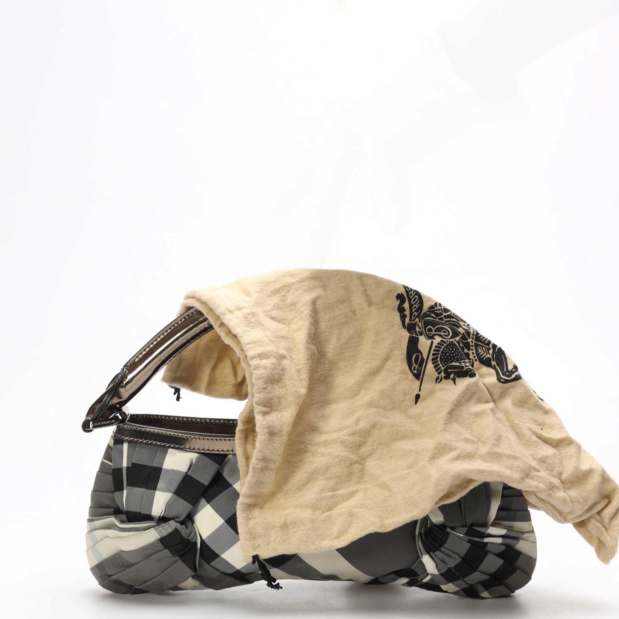 Burberry Supernova Check Canvas Handbag