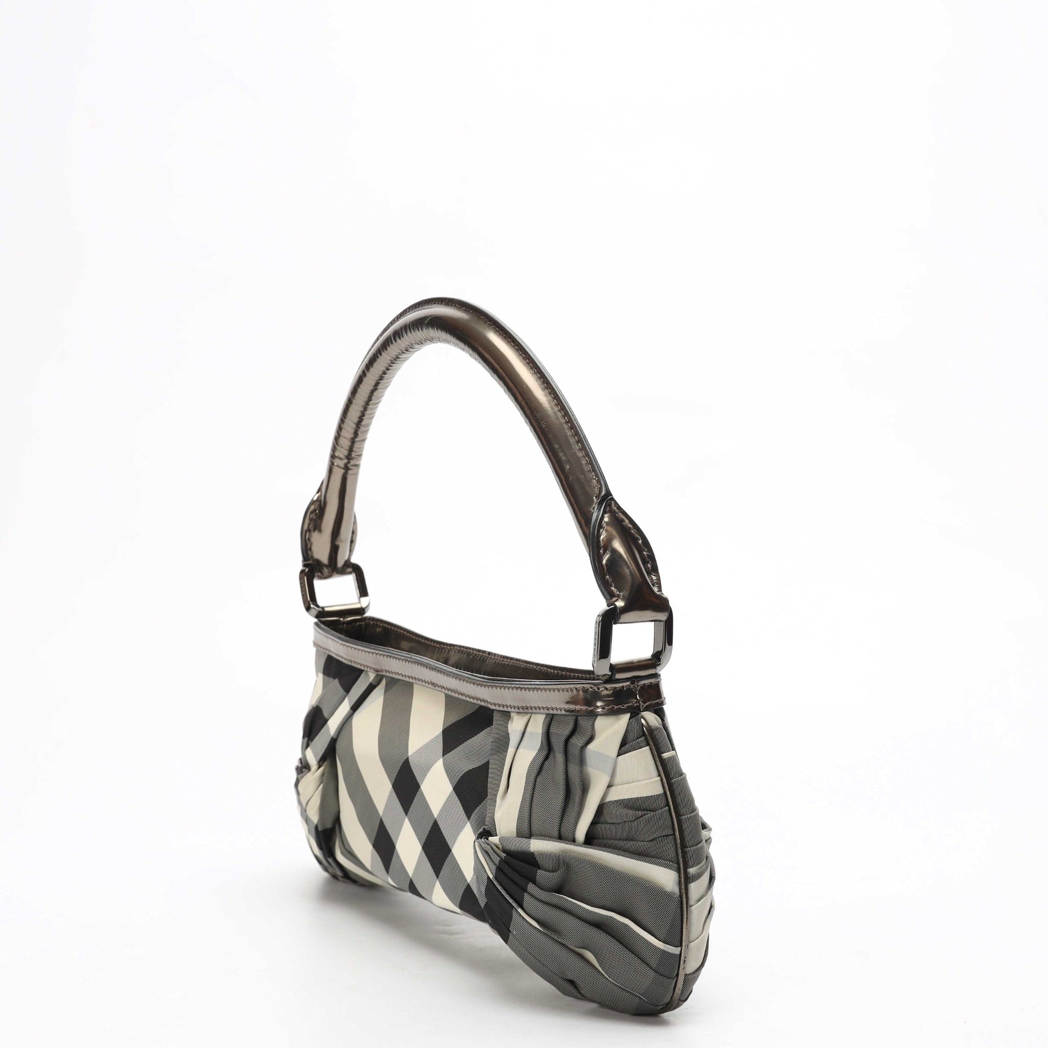 Burberry Supernova Check Canvas Handbag
