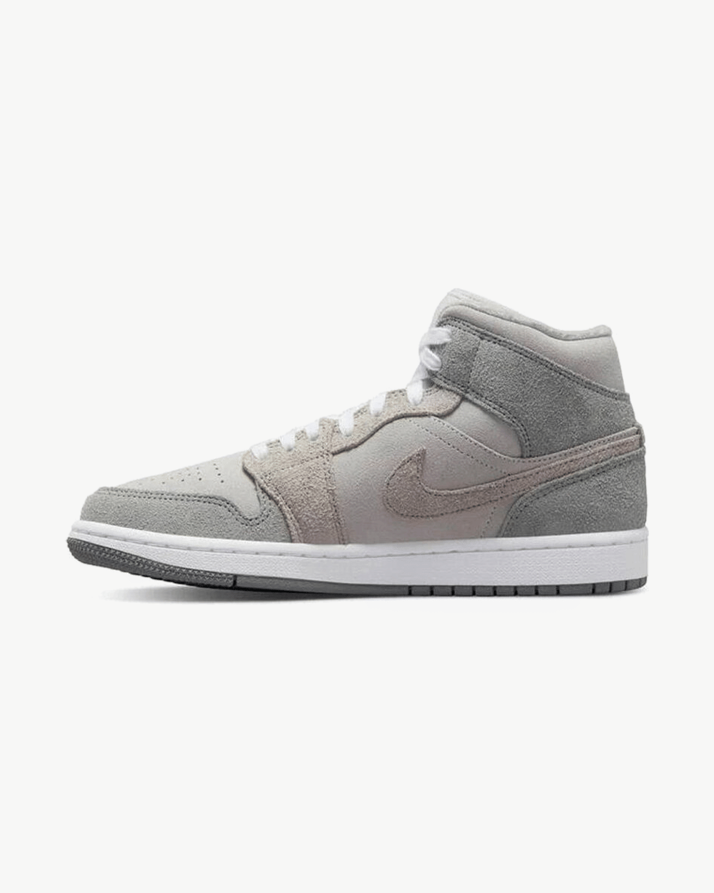 NIKE AIR JORDAN1 MID SE WMNS PARTICLE GREY