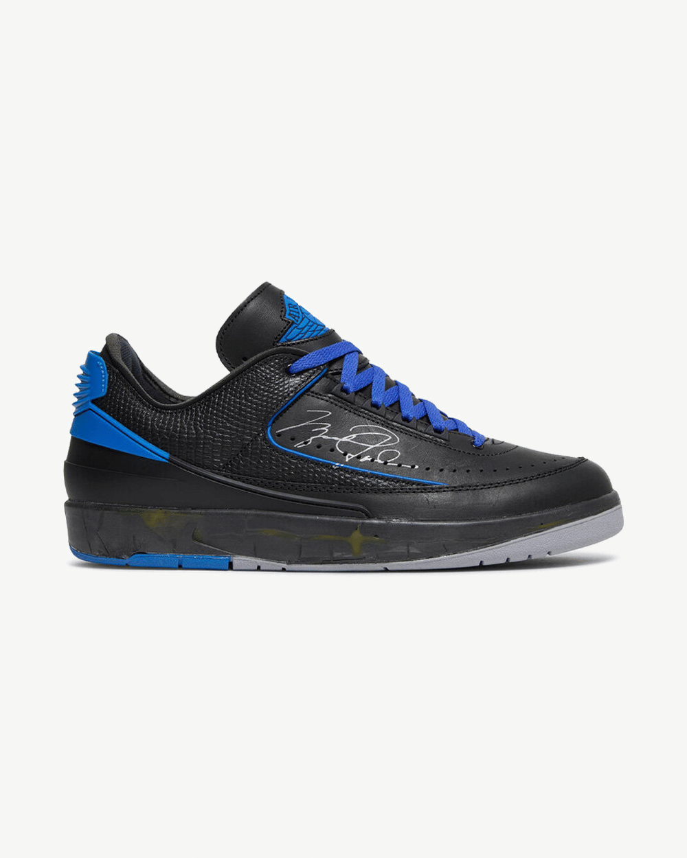 NIKE x OFF WHITE AIR JORDAN2 RETRO LOW SP BLACK ROYAL (NEW)