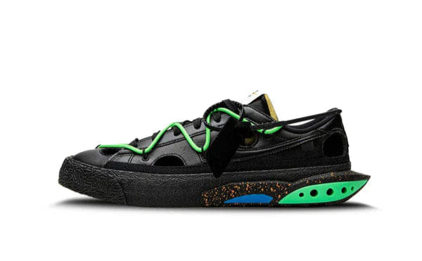 Nike Blazer Low Off - White Black Electro Green