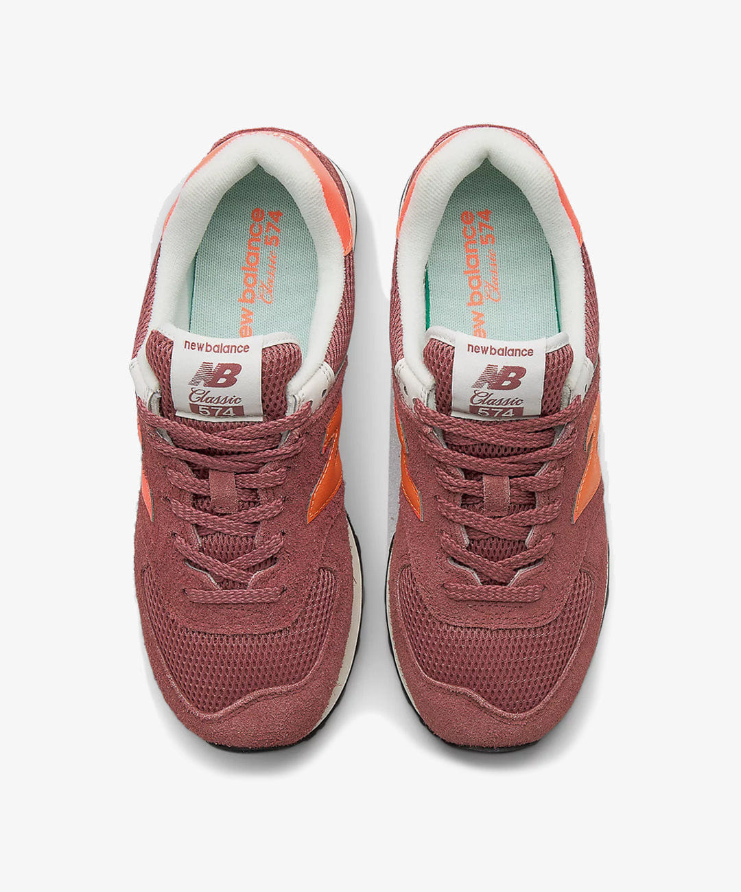New Balance | 574 { RED ROCK/TANGERINE HEAT