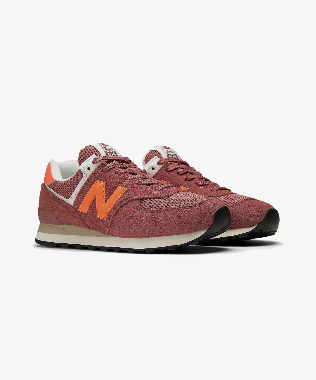 New Balance | 574 { RED ROCK/TANGERINE HEAT